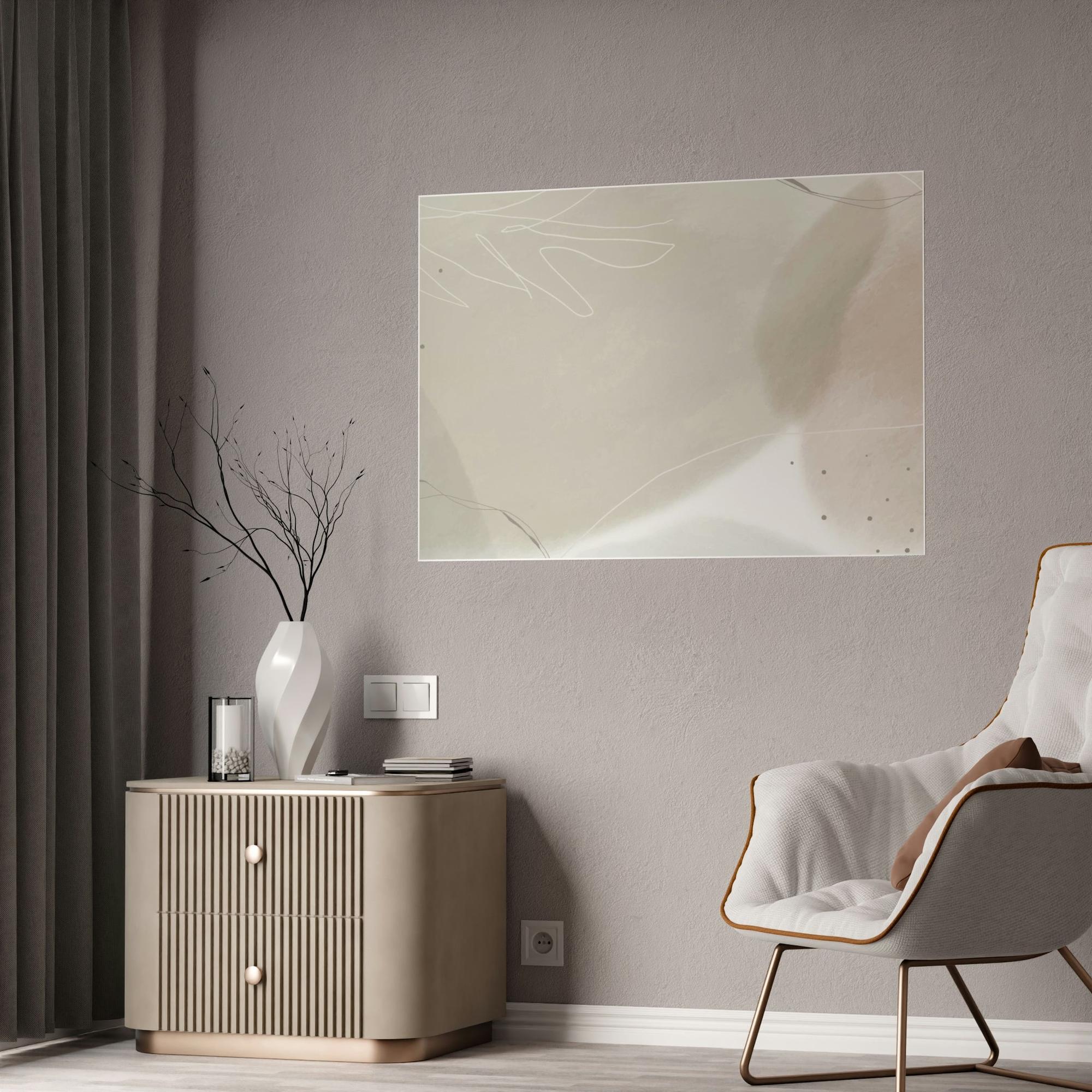 Boho Boho Blissful Abode: A Framed Canvas Painting that Adds a Boho Touch to your Home