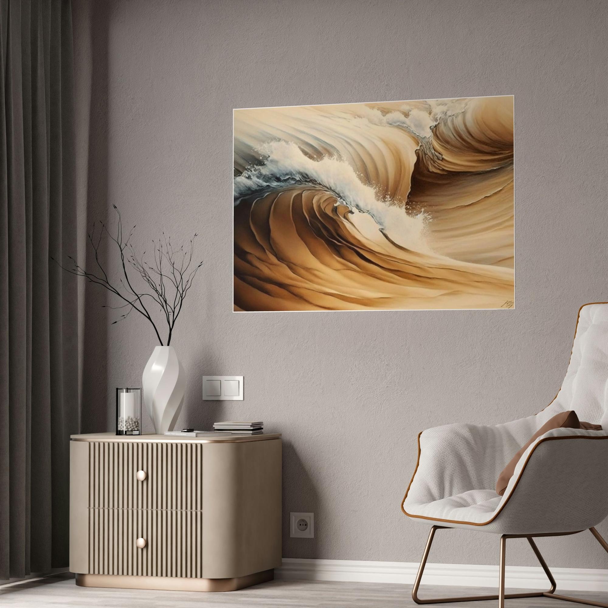 Beige Art Serene Beige Dreams: Natural Canvas Wall Art for a Calming Vibe