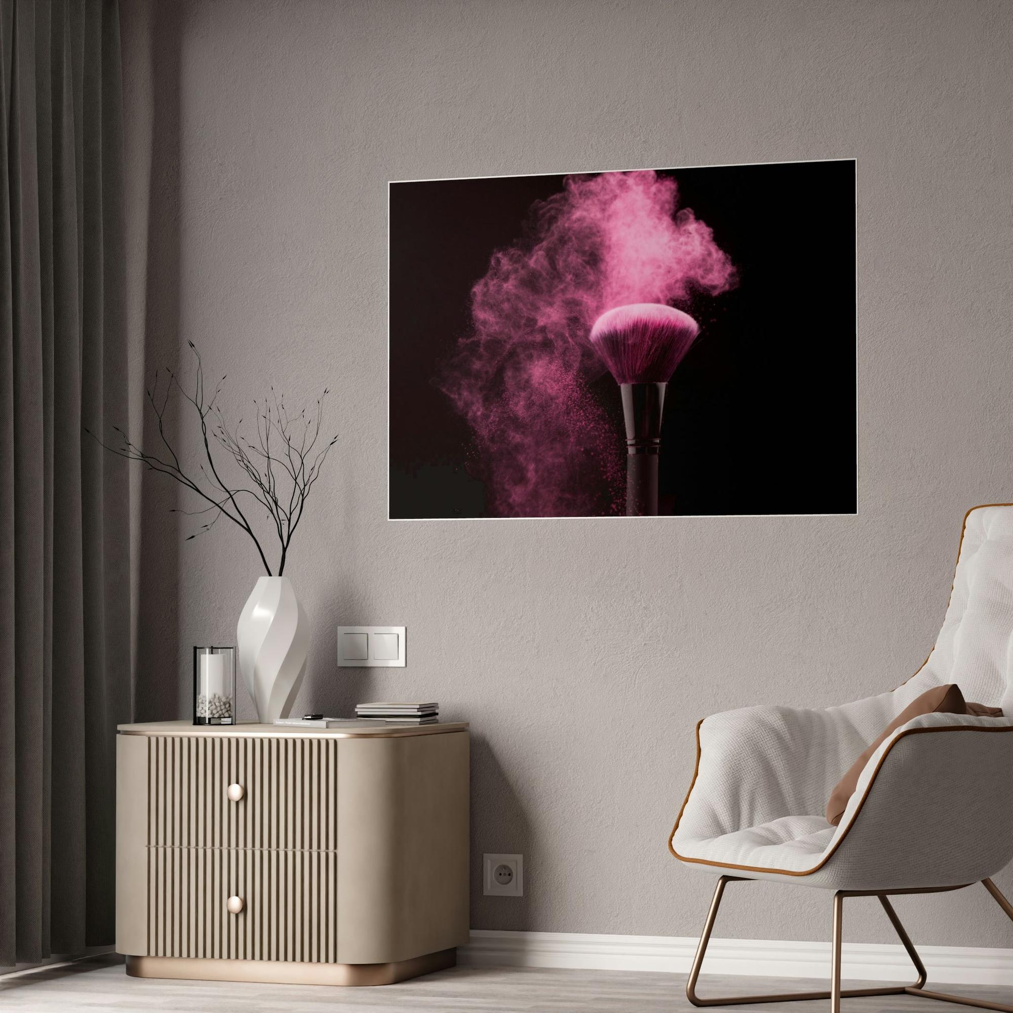 Glam Posh and Polished: A Poster of Chic Glamour for Your Wall