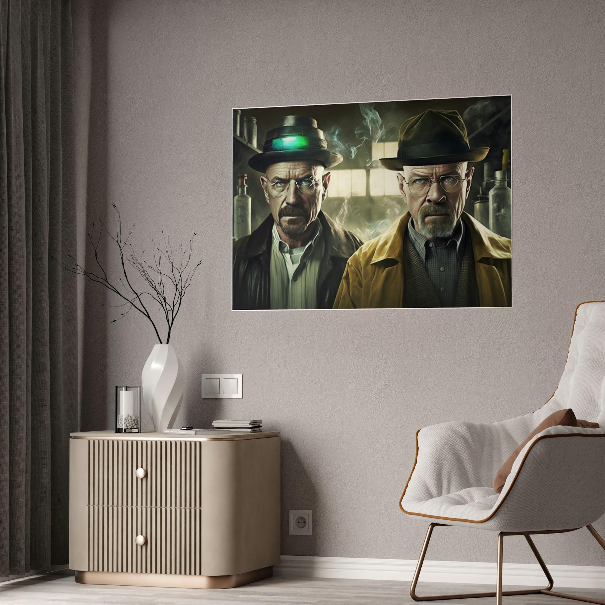 Breaking Bad Heisenberg's Legacy: Iconic Breaking Bad Artwork on Canvas