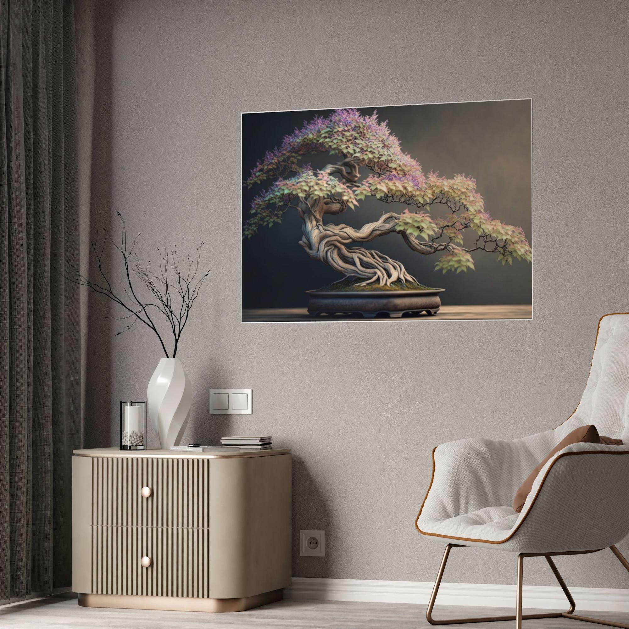 Bonsai Tree Bonsai Elegance: Wall Art and Print on Canvas with Sophisticated Bonsai Tree Art