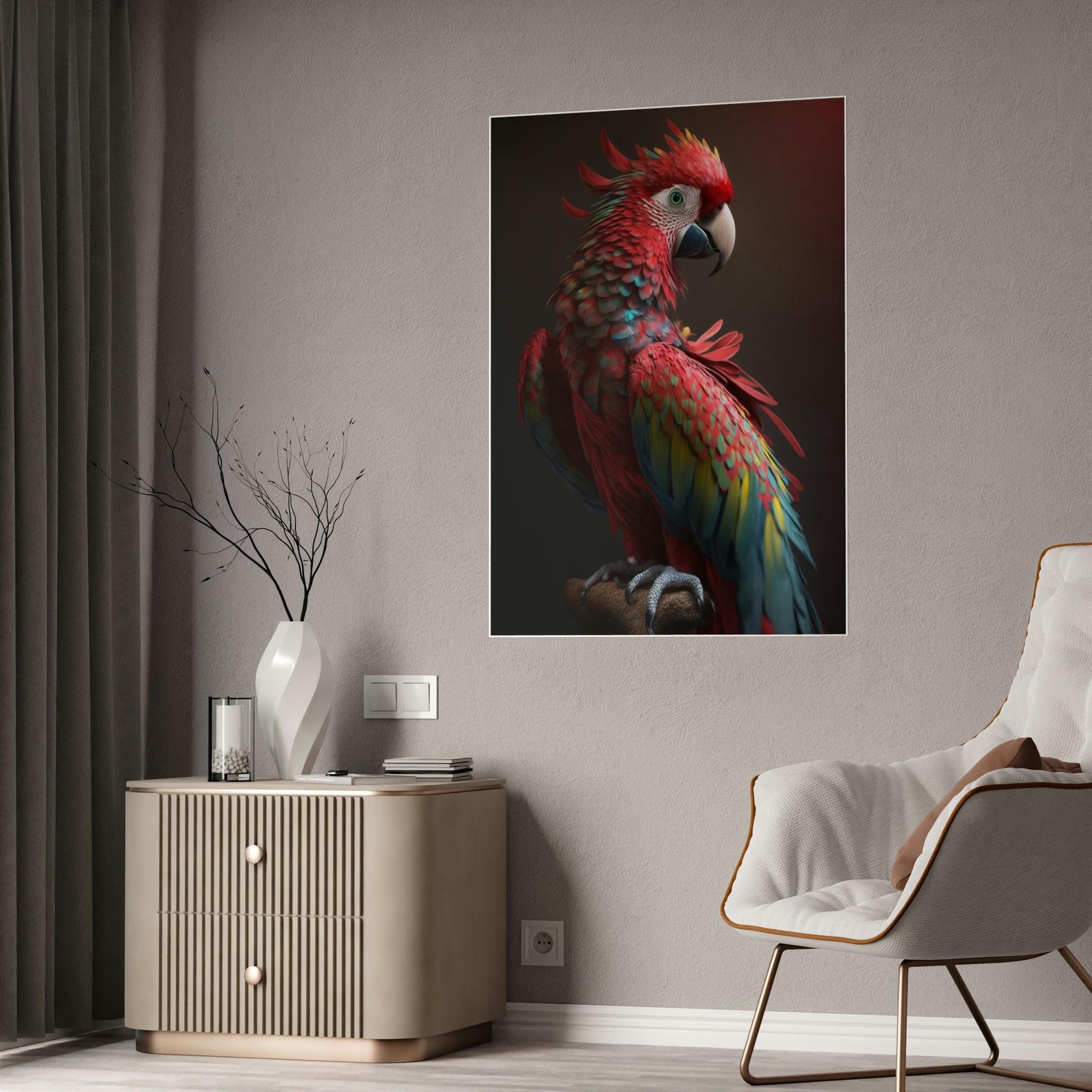 Parrots Winged Wonders: A Canvas of Parrot Majesty and Magic
