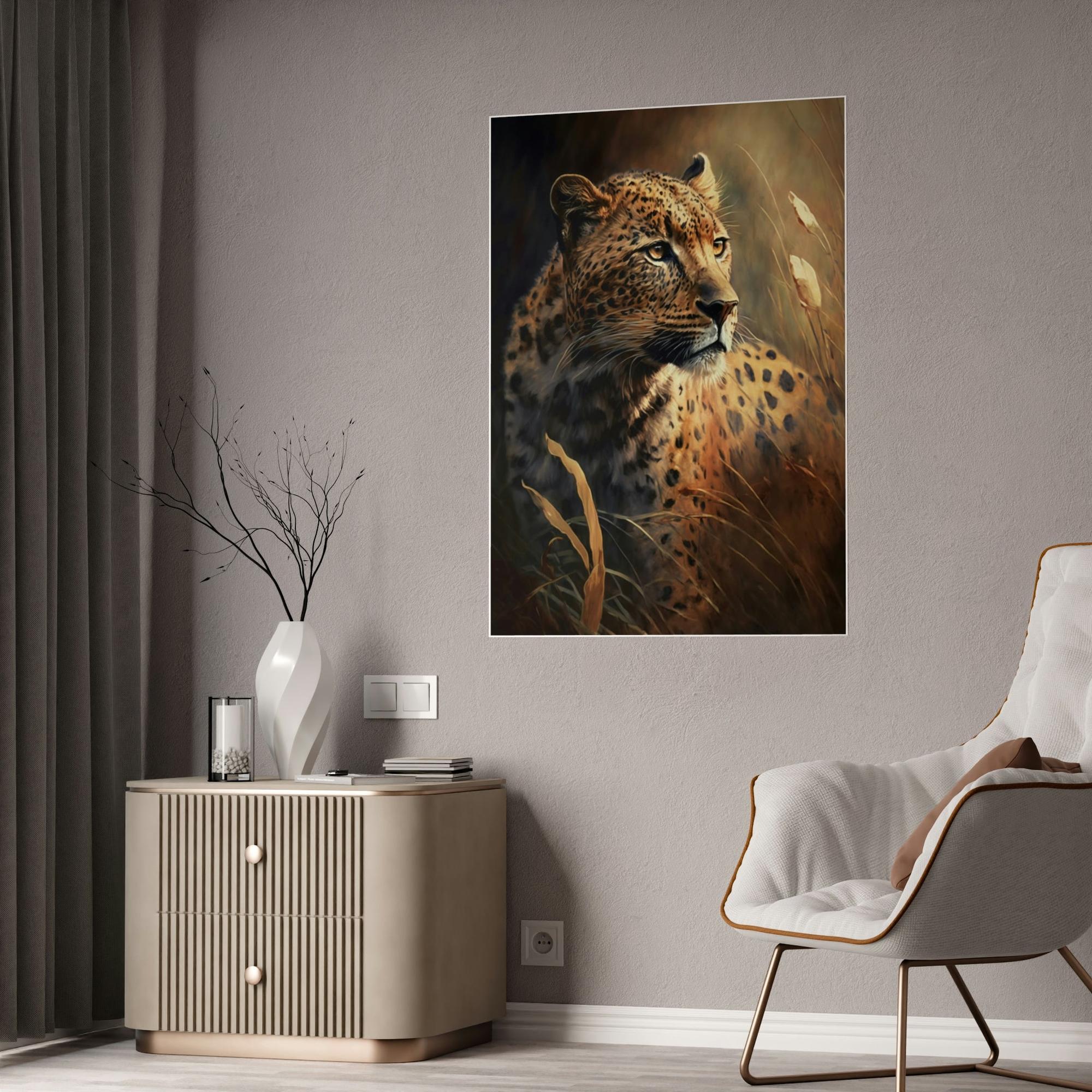 Cheetahs Fierce and Fast: Cheetahs on Dynamic Framed Canvas