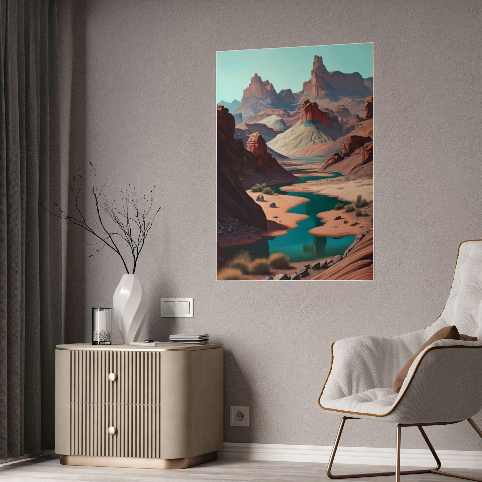 Canyon The Great Outdoors: Canyons Art on Framed Canvas and Posters for Nature Lovers