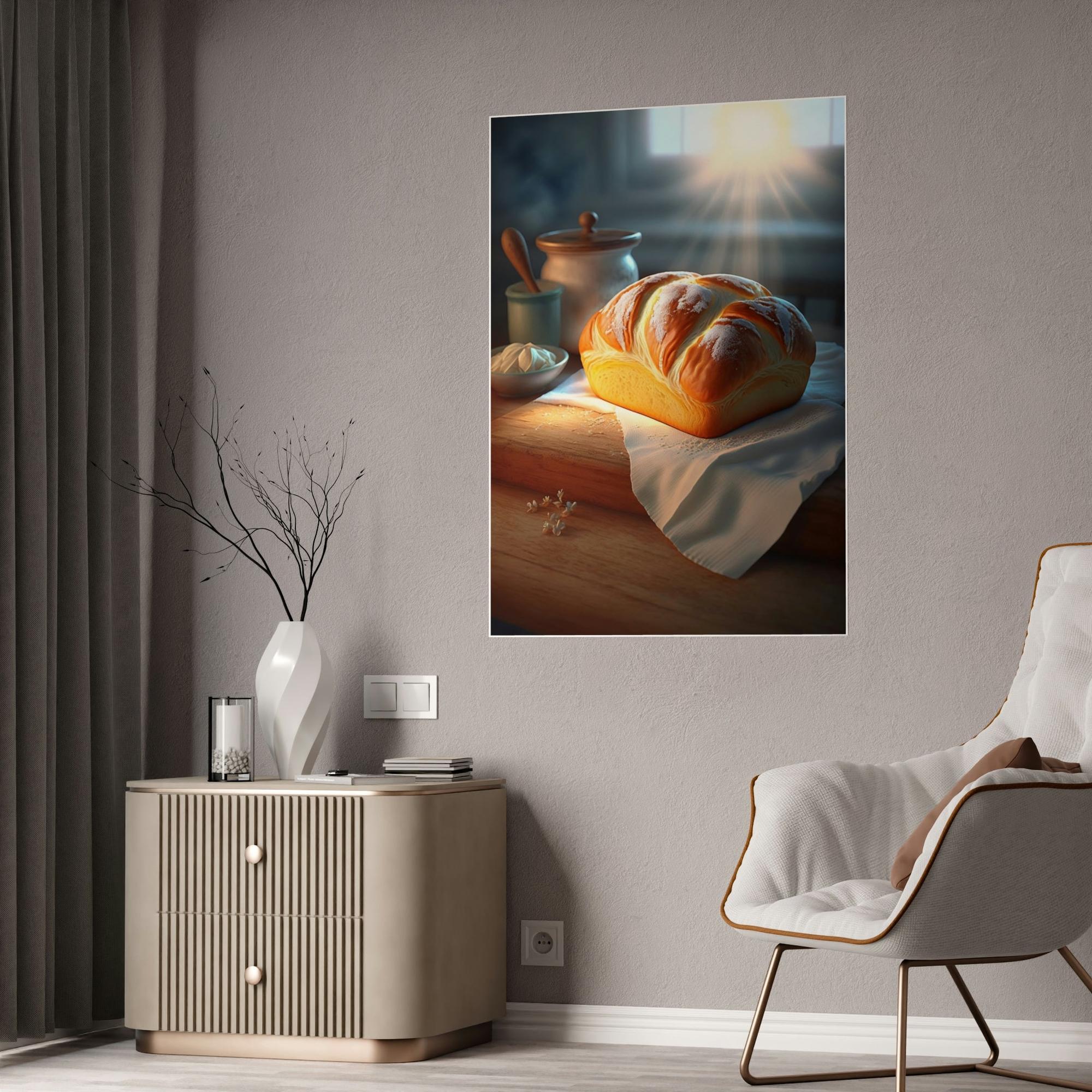 Bread The Daily Bread: Print on Canvas and Art for Kitchen Decor