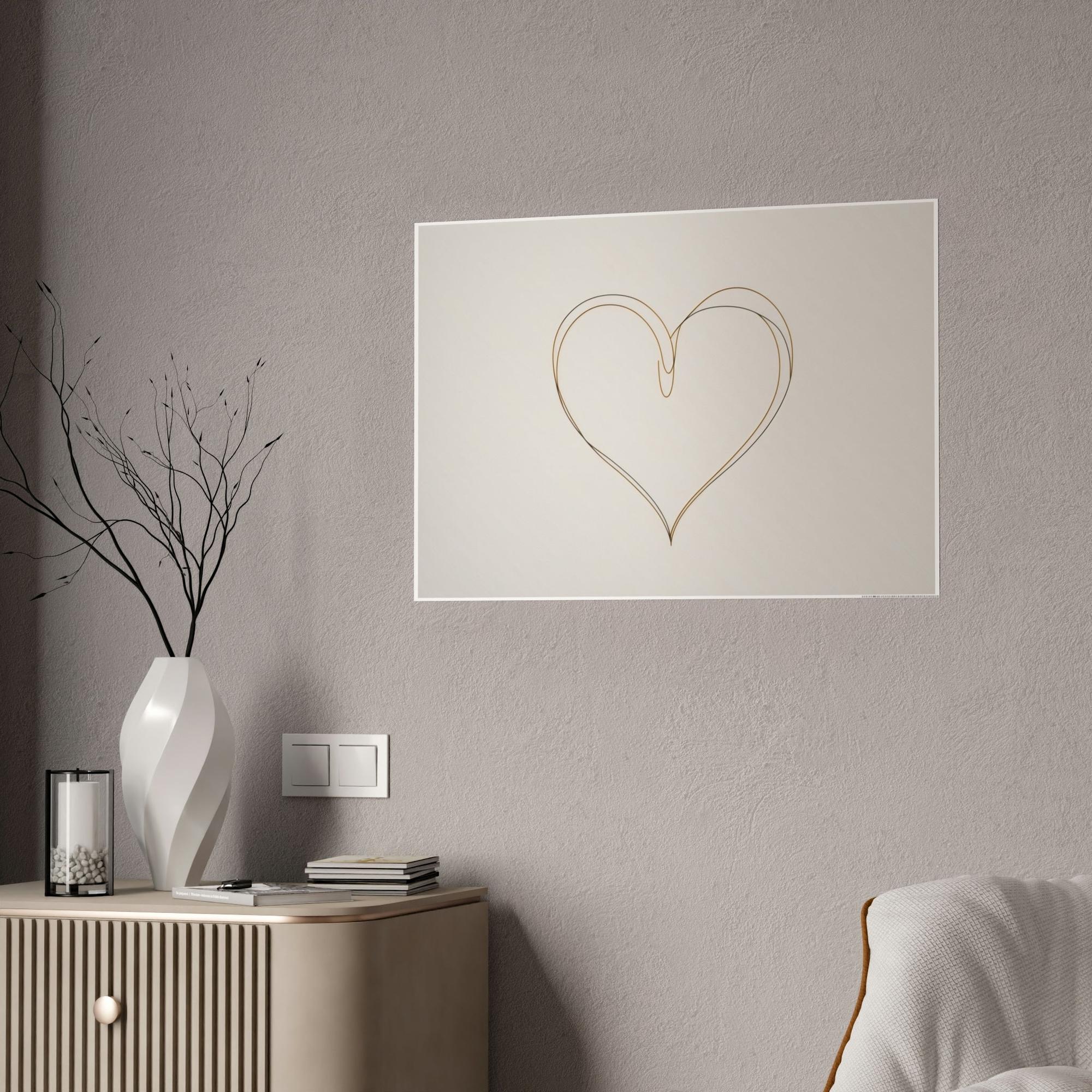 Abstract Line Art Ethereal Lines: A Canvas & Poster Print of an Abstract Line Art
