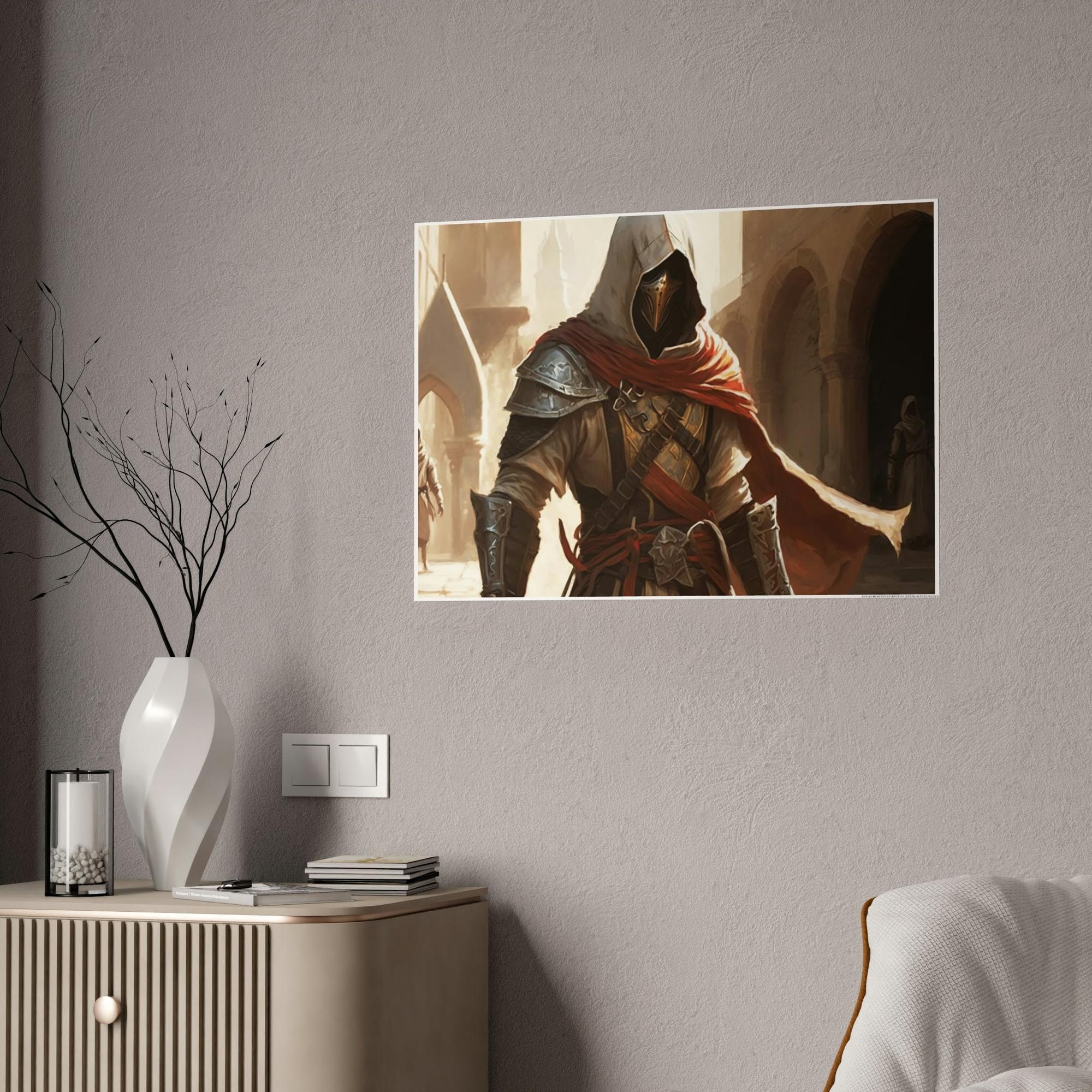 Assassin Creed Altair Ibn-La'Ahad: Wall Art Print on Canvas & Poster of Assassin's Creed