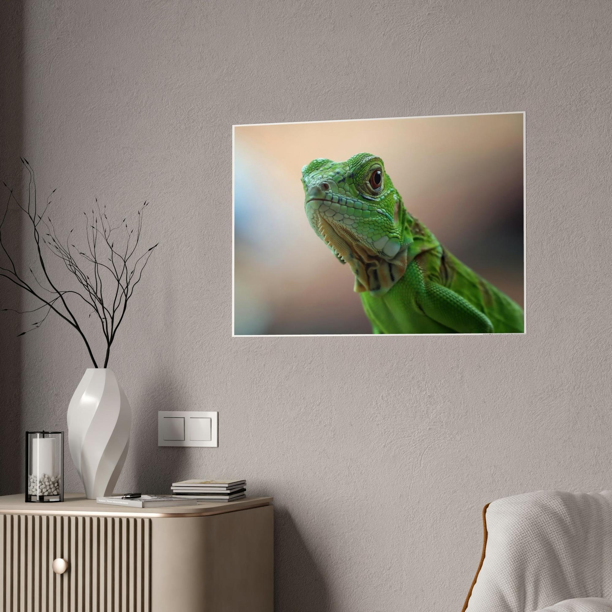 Lizards Scaly Beauty: Captivating Lizard Art on Natural Canvas