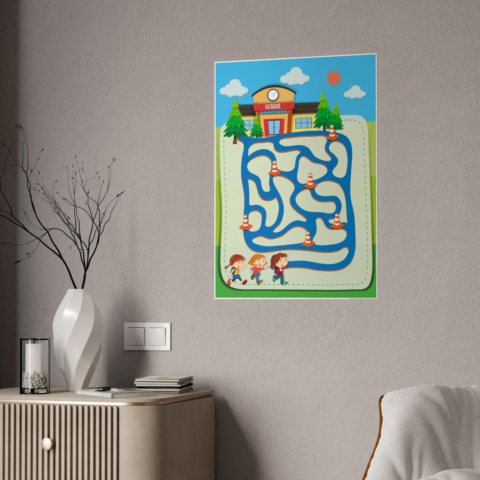 Kids Maps Inspire Their Imagination: Framed Canvas Maps for Little Explorers