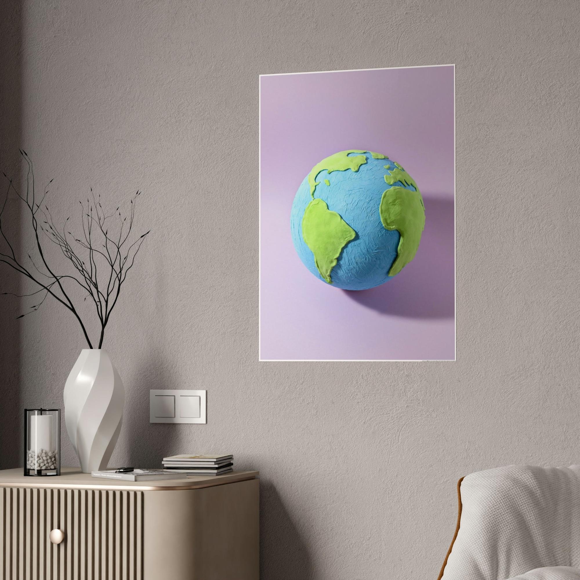 World Maps The World in Your Home: Creative Map Wall Art in Various Styles