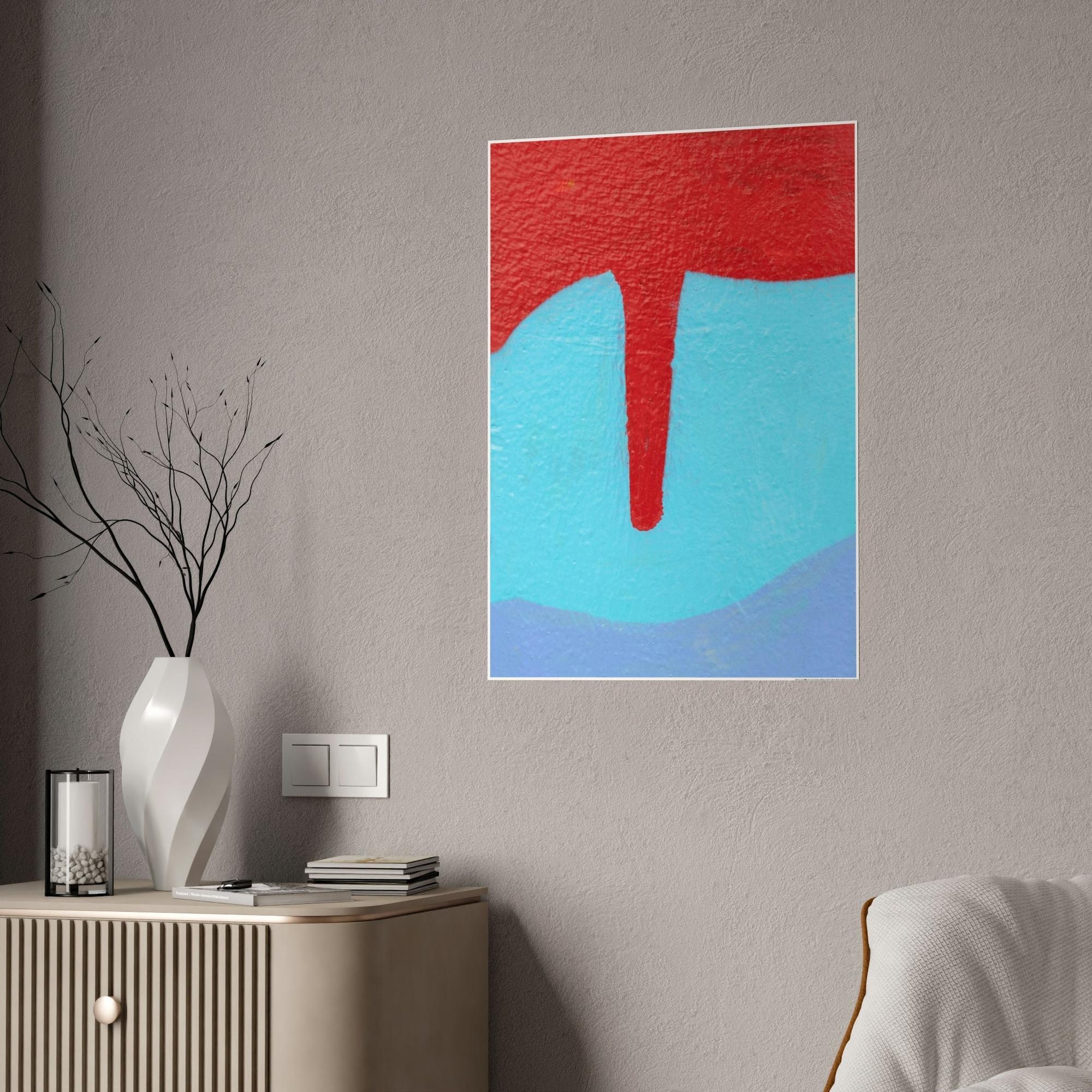 Abstract Graffiti Street Art in your Home: Framed Poster with Abstract Graffiti