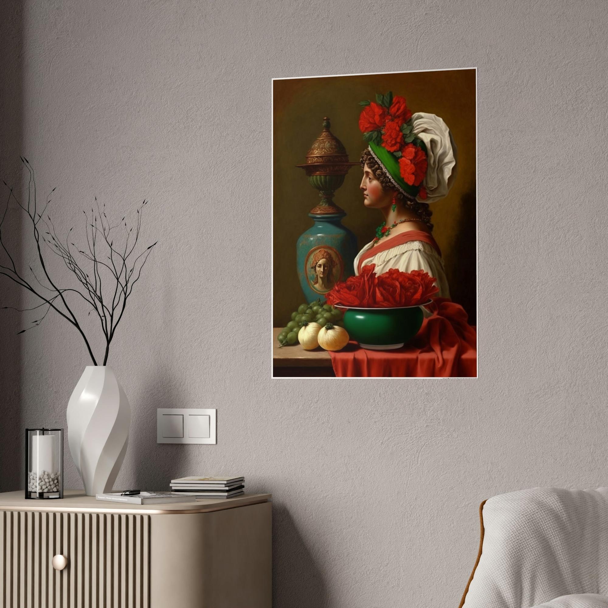 Italian Sophisticated Italian: Poster & Canvas Art Print of Classy Italian Women