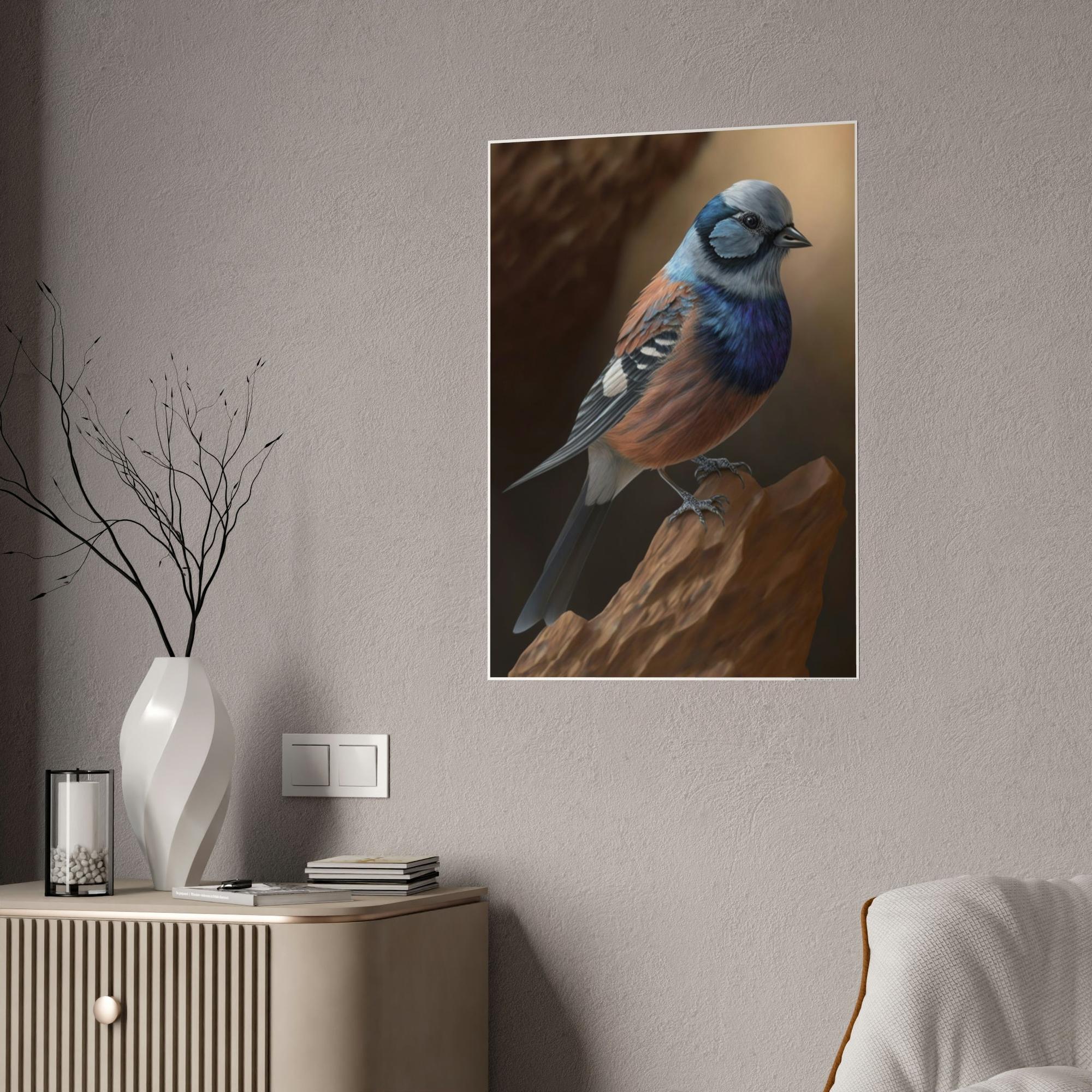 Birds The Rainbow of Feathers: A Print on Canvas & Poster of Birds with Vivid Colors