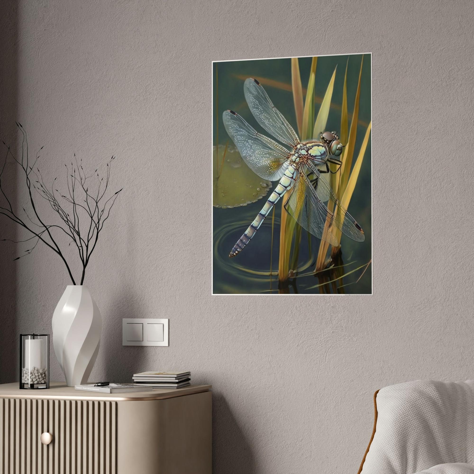 Dragonfly Dragonfly's World: A Framed Poster of These Lovely Insects