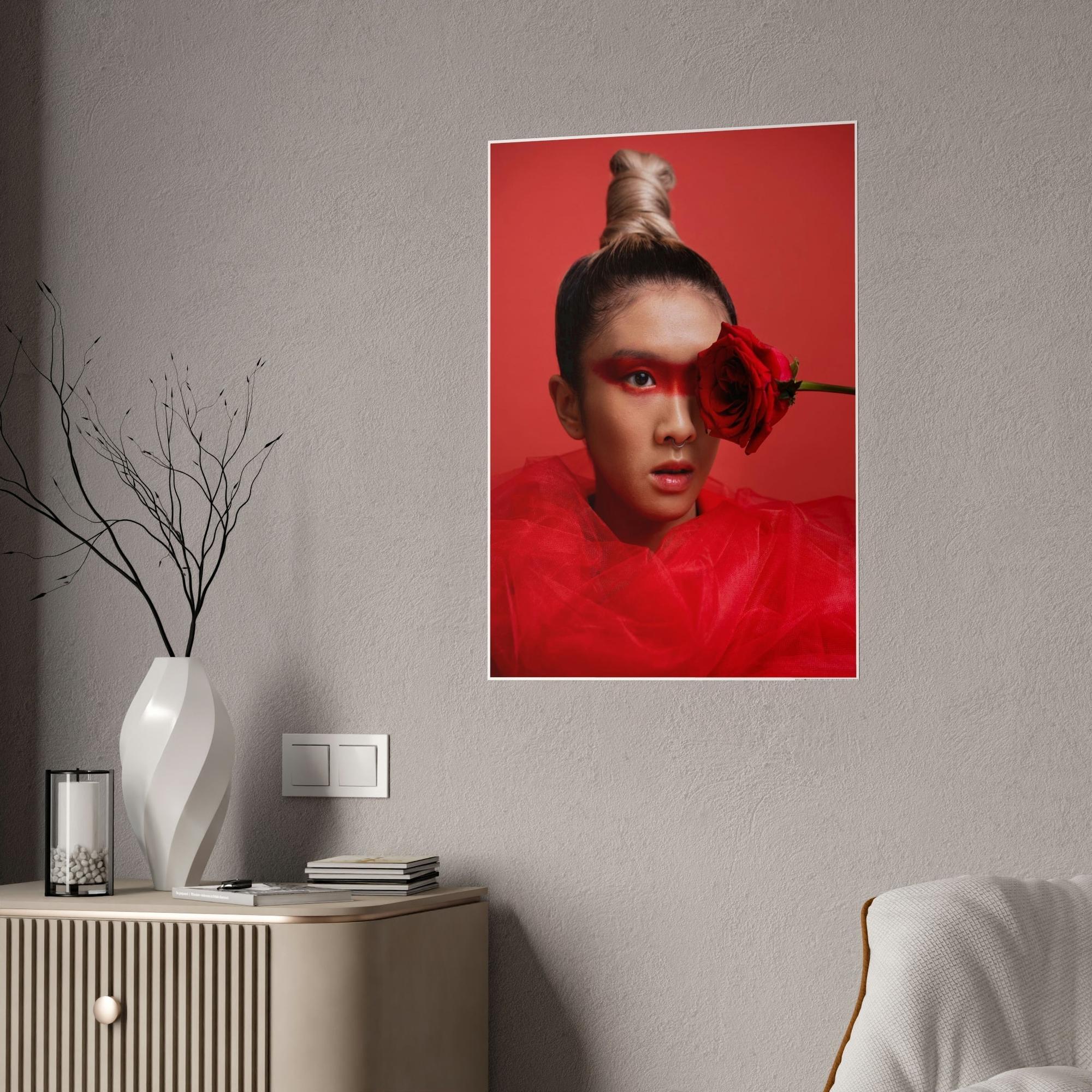 Fashion And Beauty Chic and Stylish: A Framed Canvas of High Fashion and Beauty