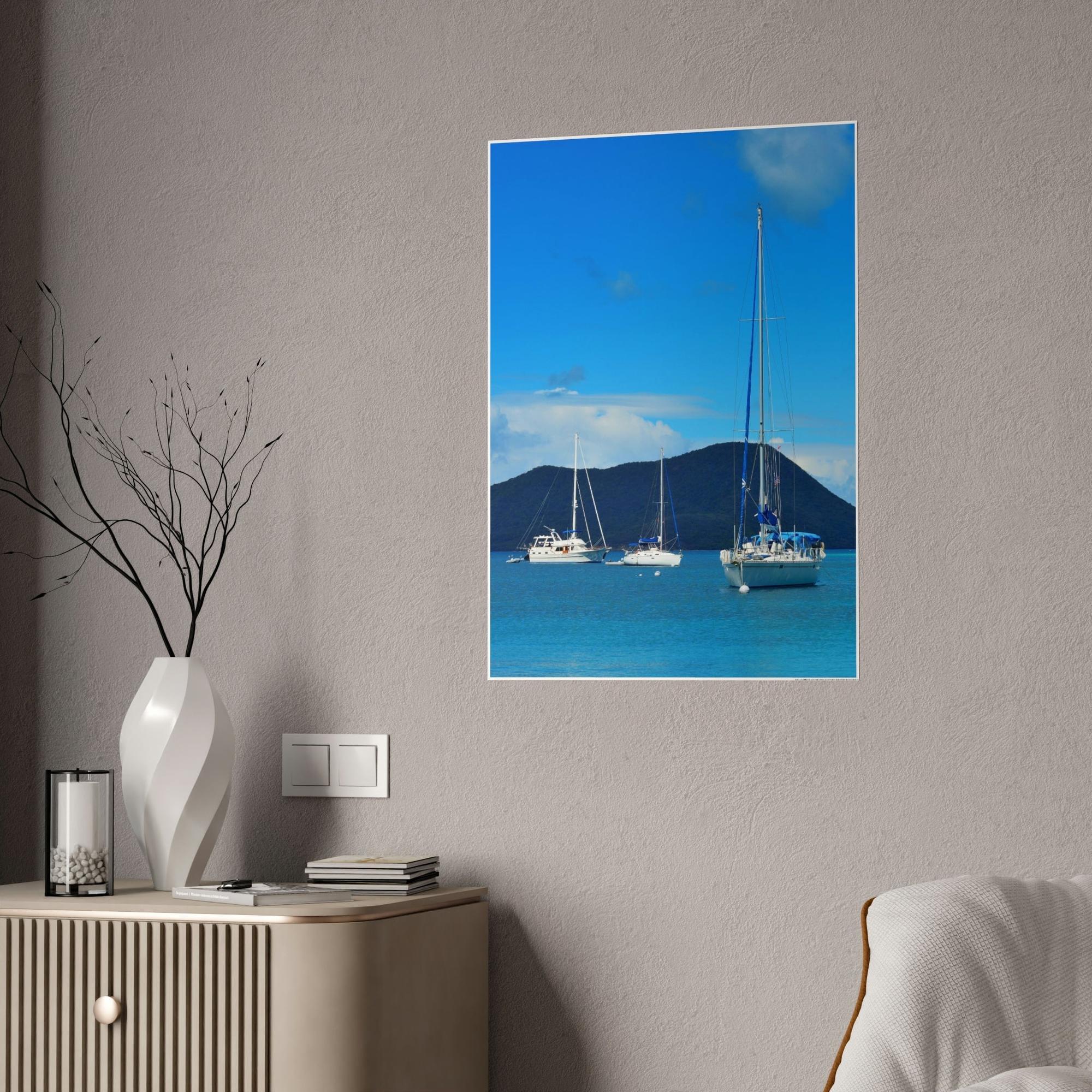 Yachts The Majesty of the Sea: Artistic Yachts on Canvas and Poster Prints