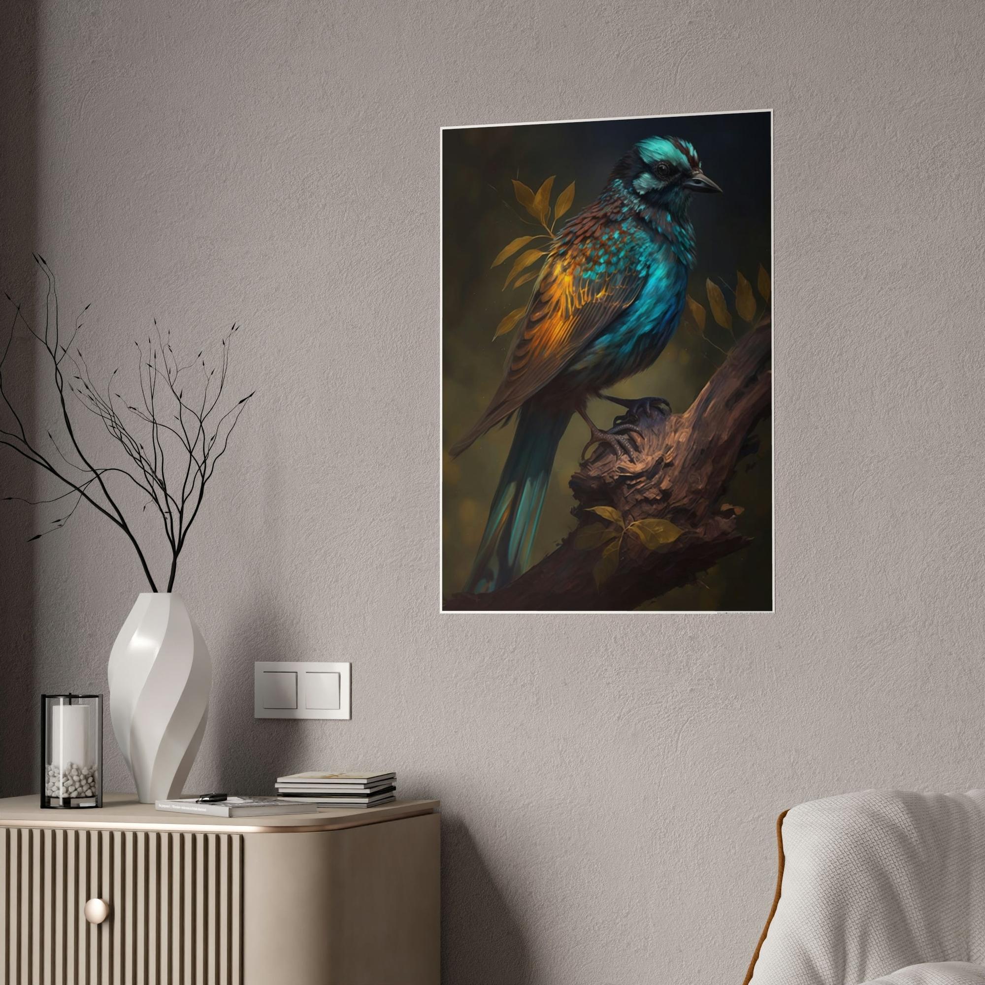 Birds The Majestic Birds: A Framed Canvas & Poster Print of Birds