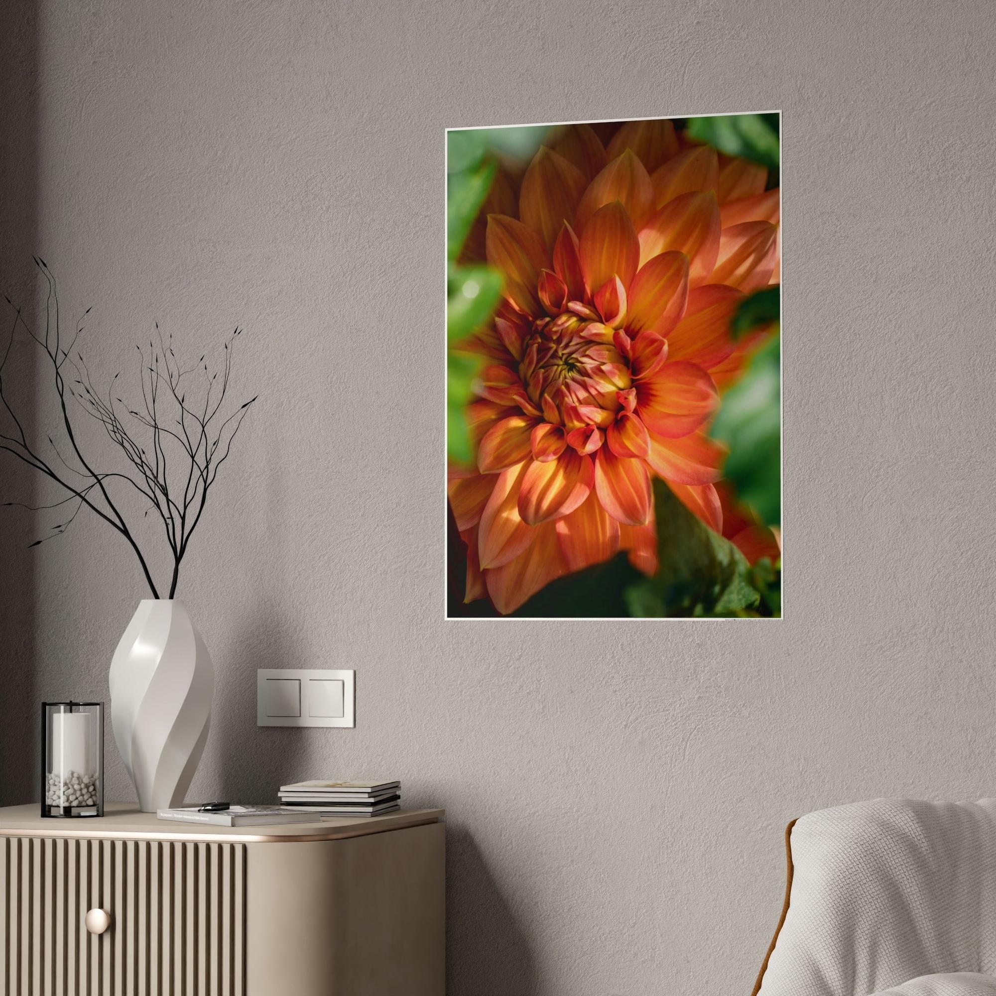 Dahlias The Majesty of Dahlias: A Wall Art Print of These Gorgeous Blooms