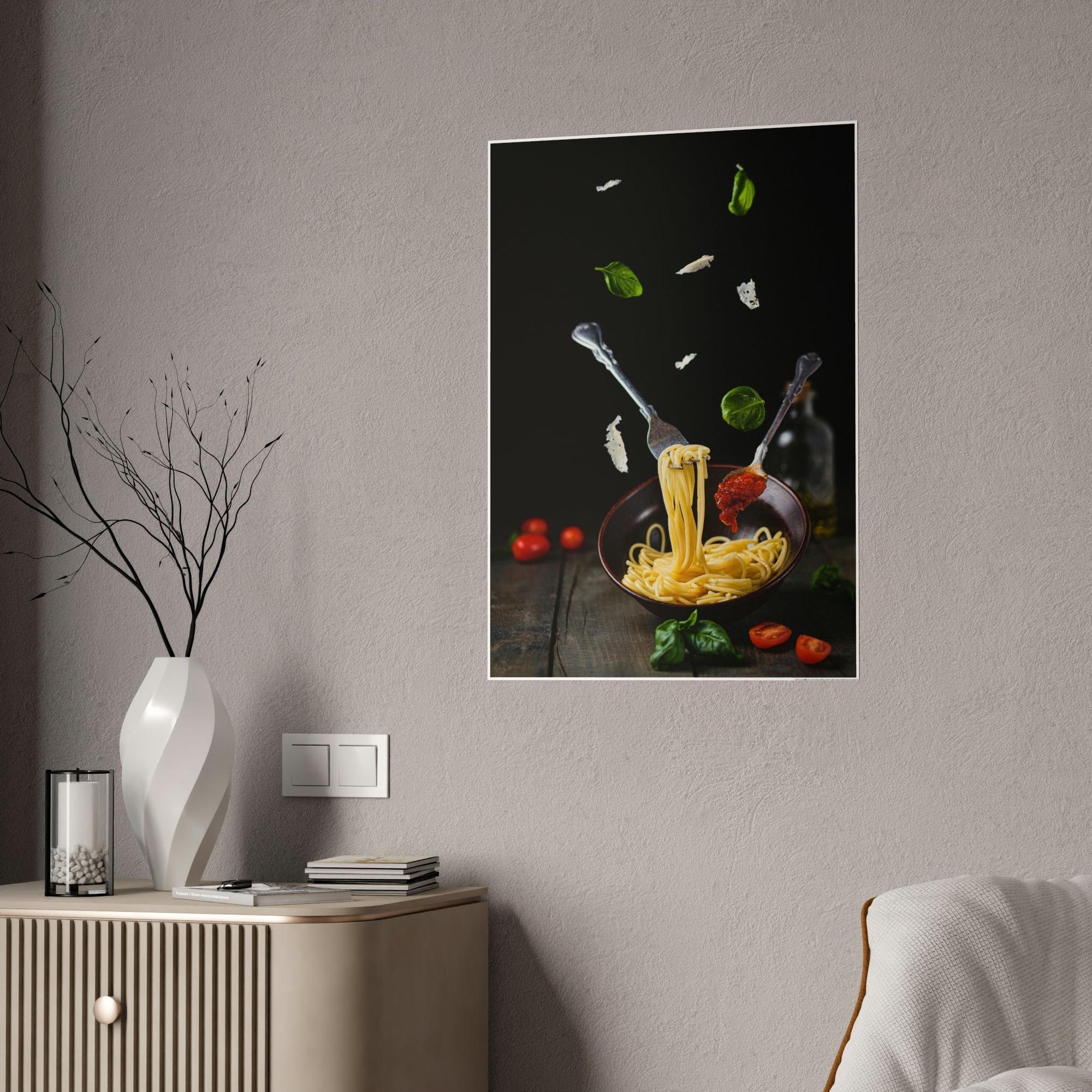 Pasta Pasta Passion: Artistic Framed Canvas Prints for Your Kitchen