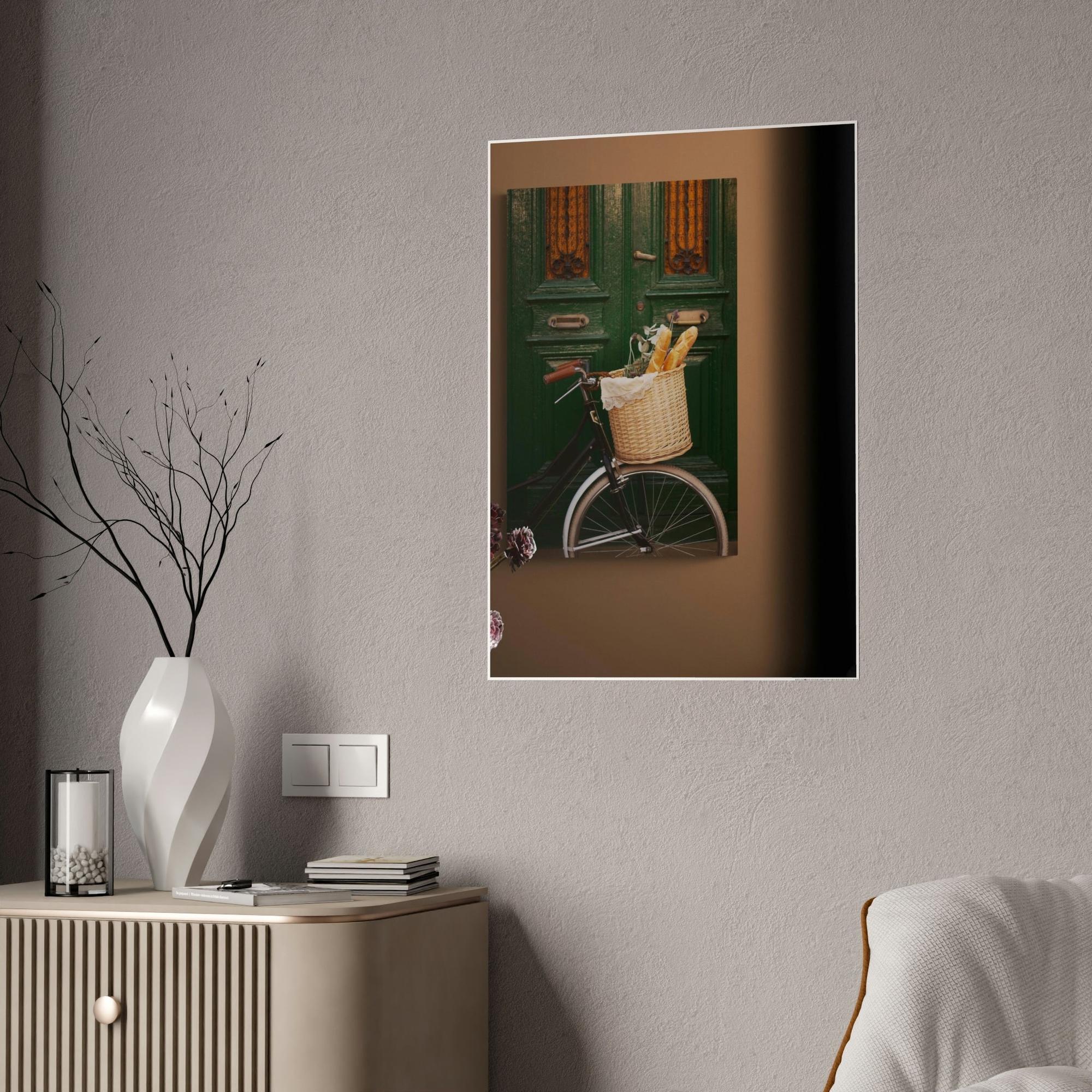 French Bonjour Paris: Natural Canvas & Poster Print of French Charm