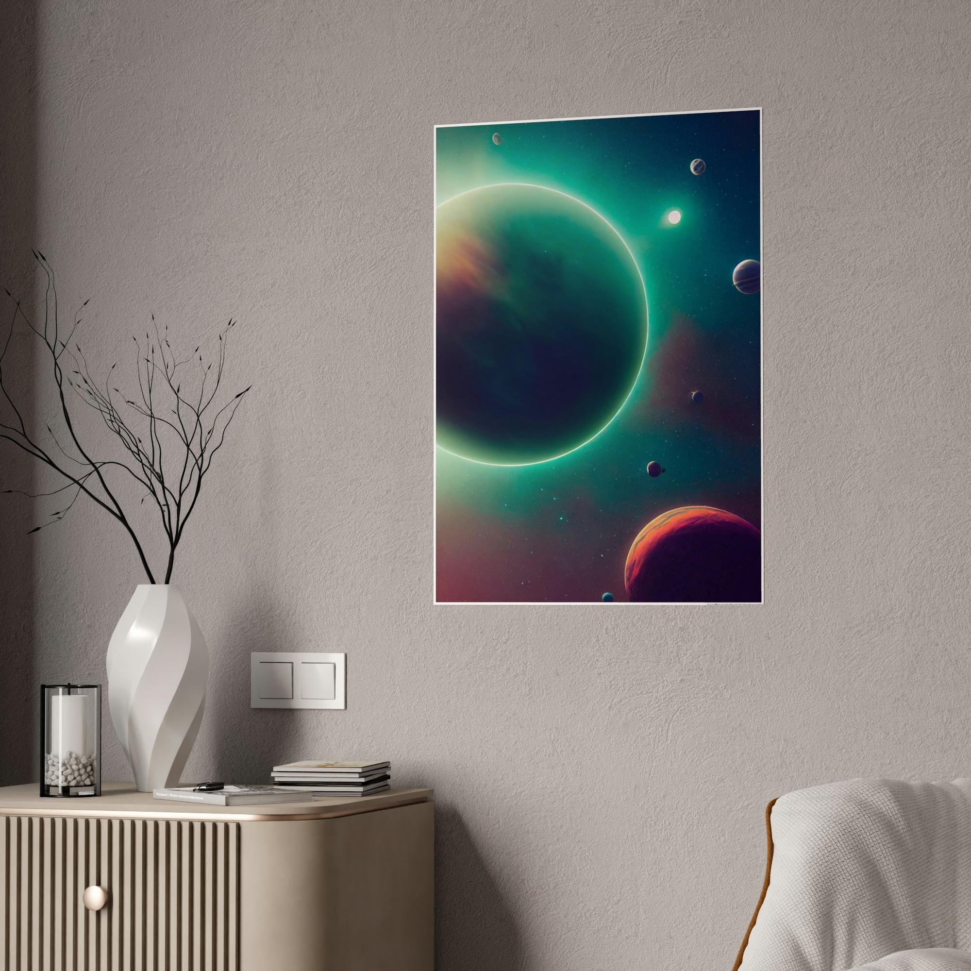 Astronomy & Space Solar System Symphony: A Striking Astronomy Print on Canvas & Poster