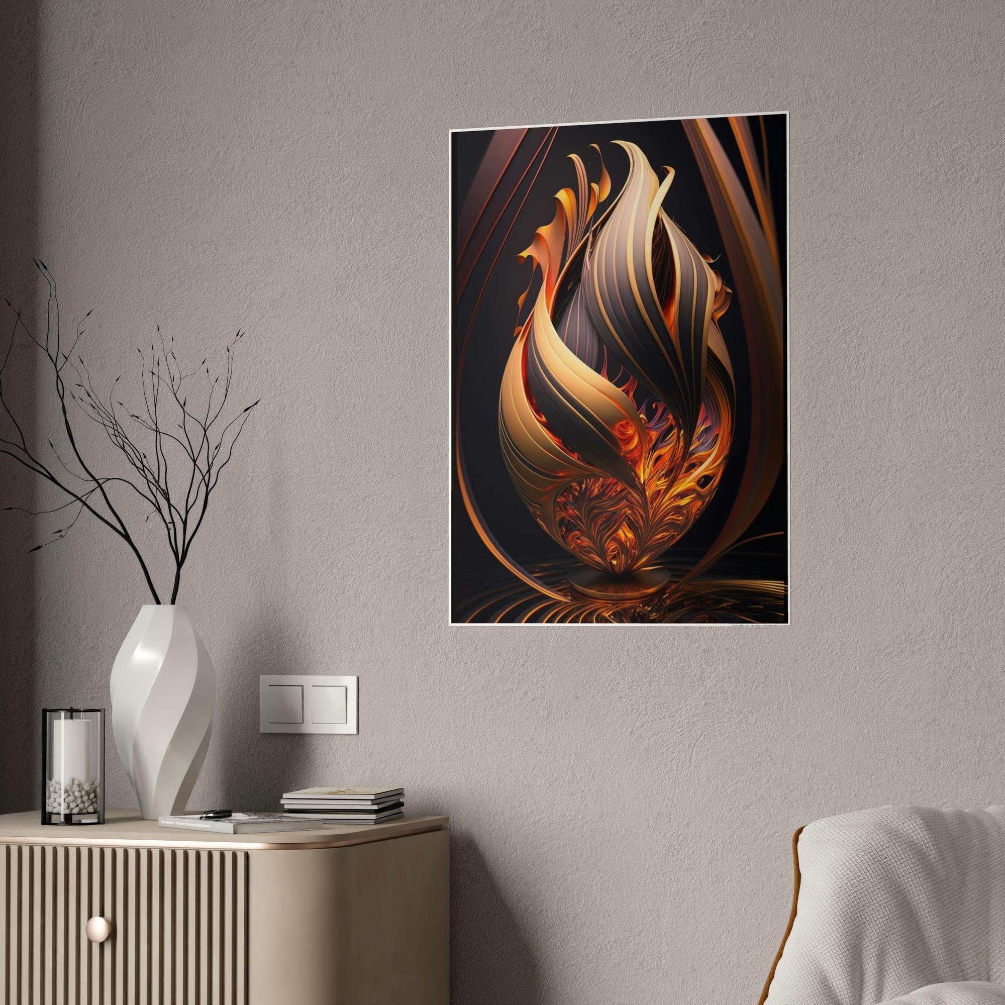 Contemporary Sleek and Chic: A Wall Art Piece of Contemporary Design