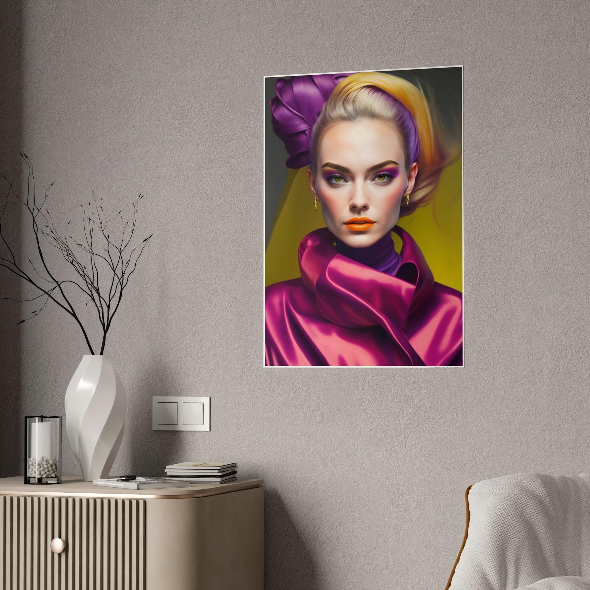 Fashion And Beauty Glamour and Glitz: A Wall Art Print of Fashion and Beauty Icons