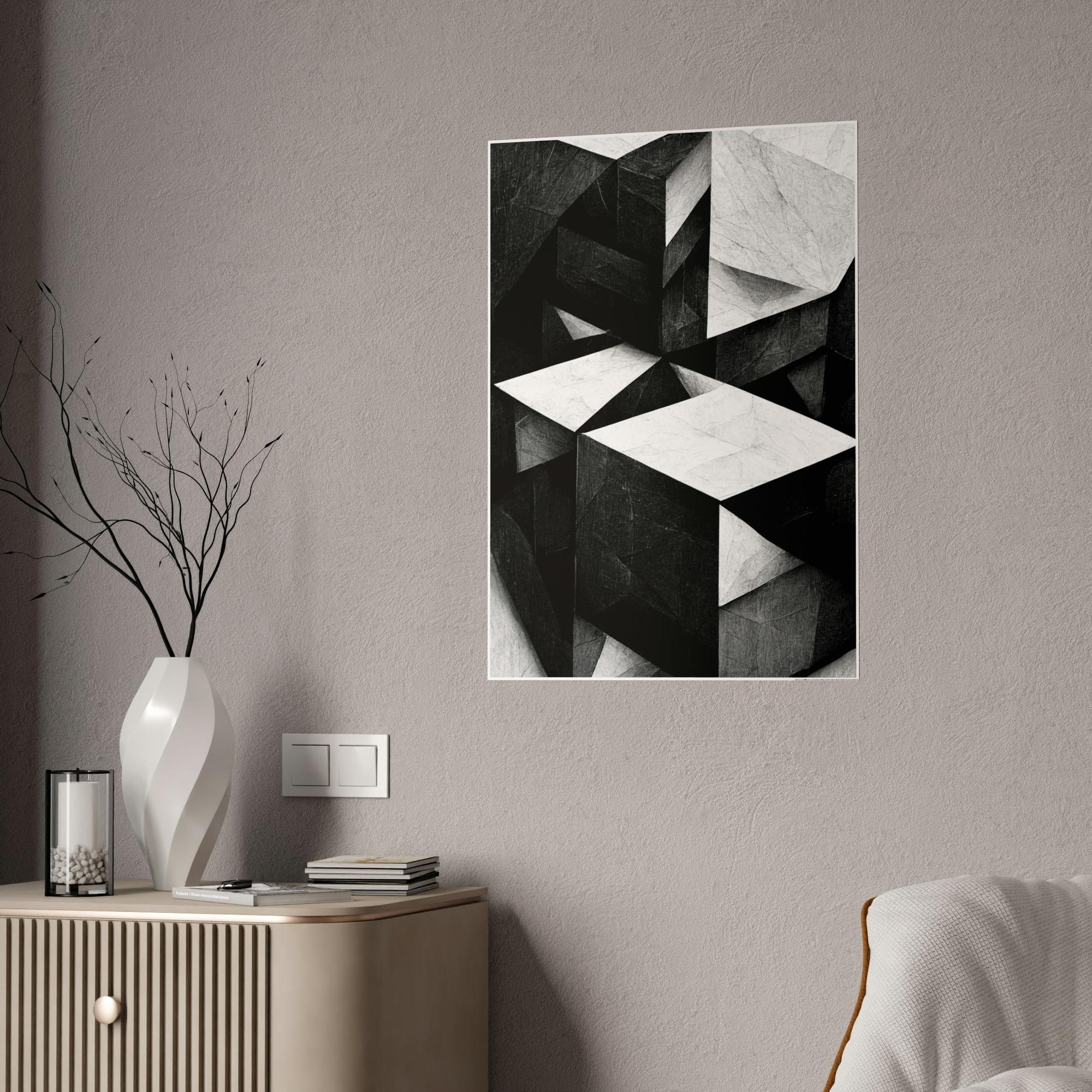 Geometric Modern Geometric Wall Decor: Stylish Art for Any Room
