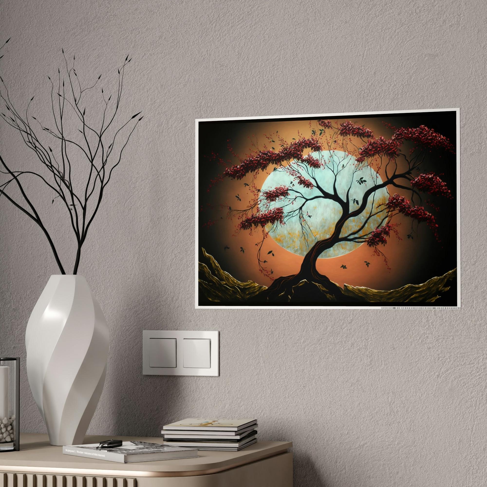 Abstract Landscape Natural Illusions: Canvas & Poster Print of Abstract Landscape