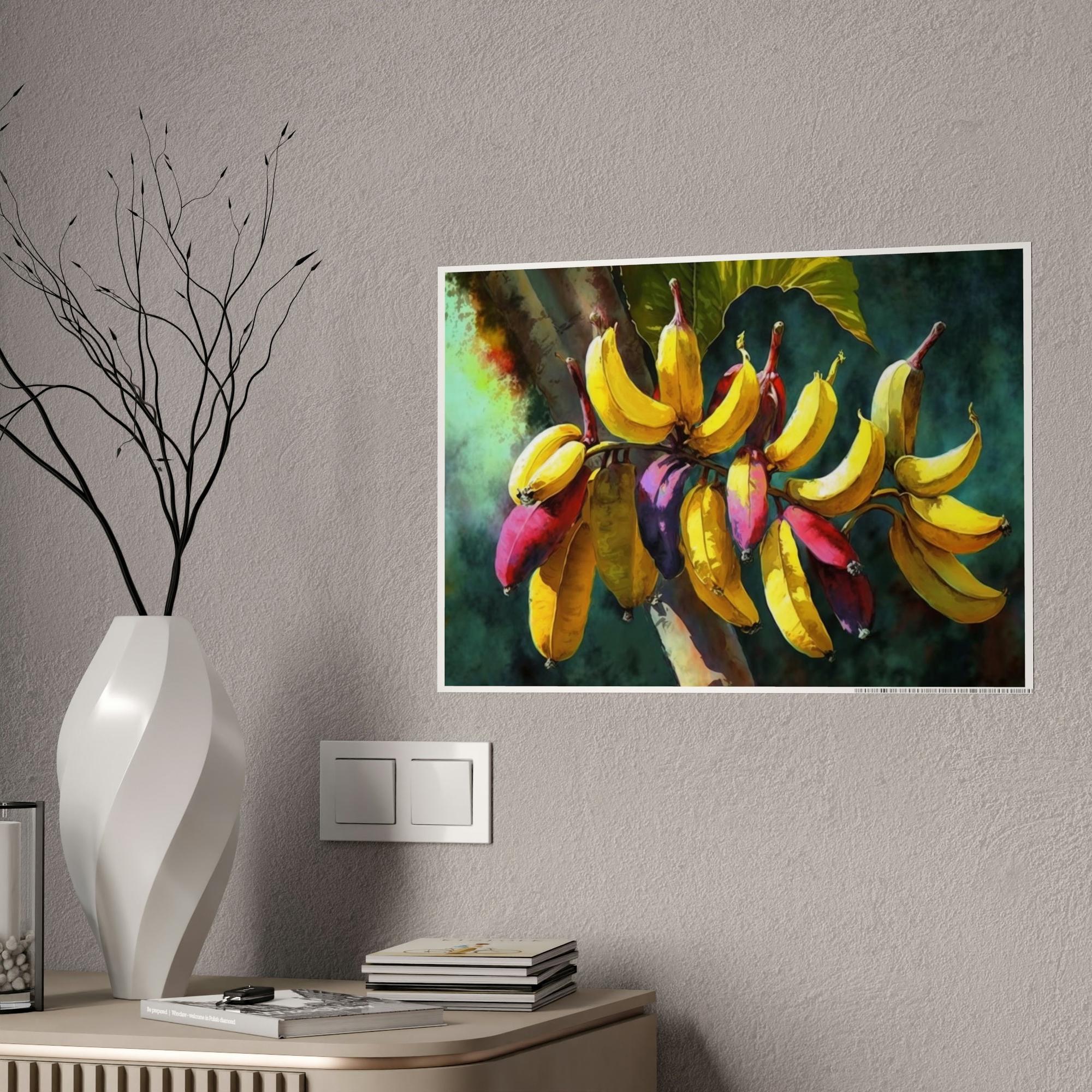 Banana Trees The Beauty of the Tropics: Natural Canvas & Posters with Lush Banana Trees