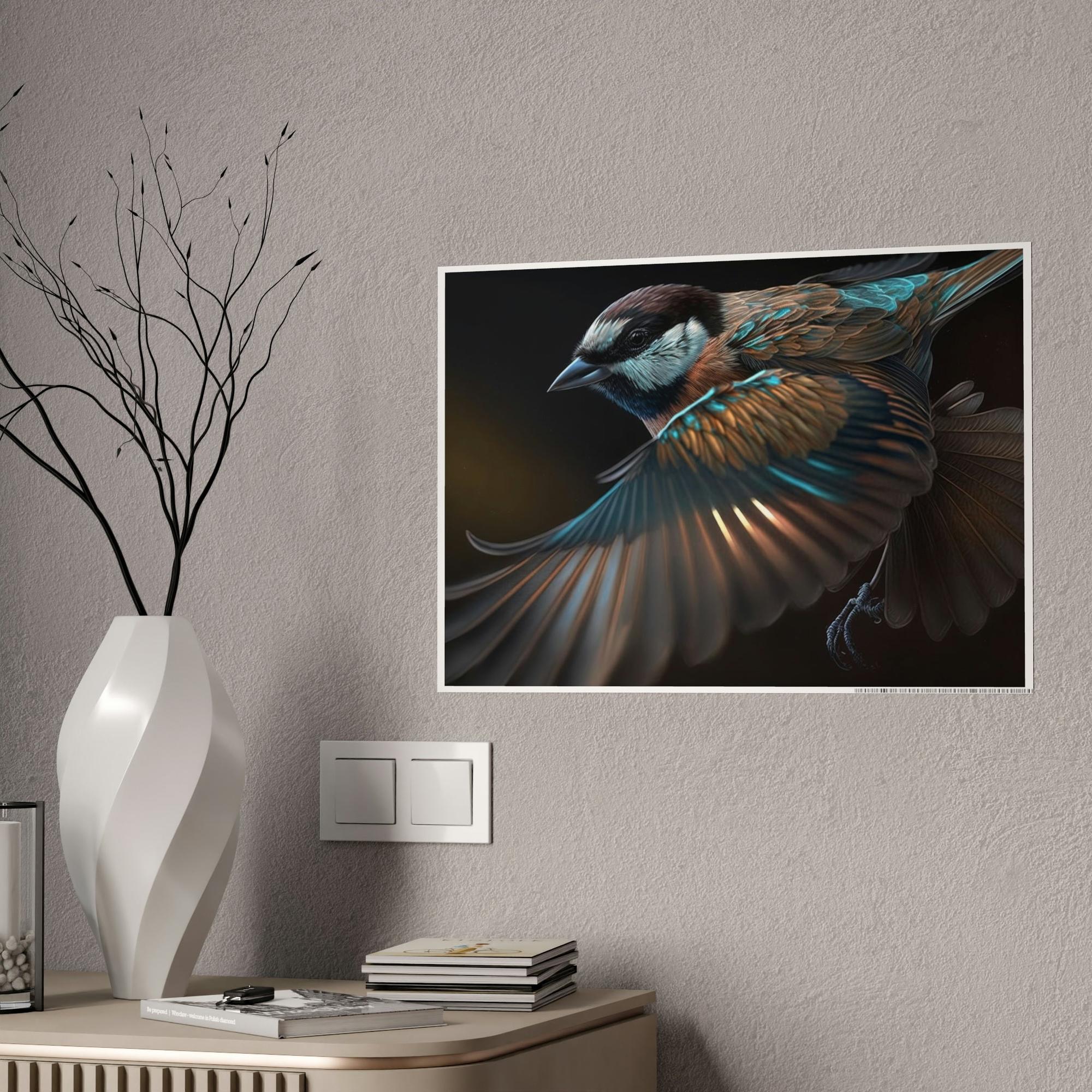 Birds The Majesty of Nature: A Framed Poster & Canvas Print of a Bird