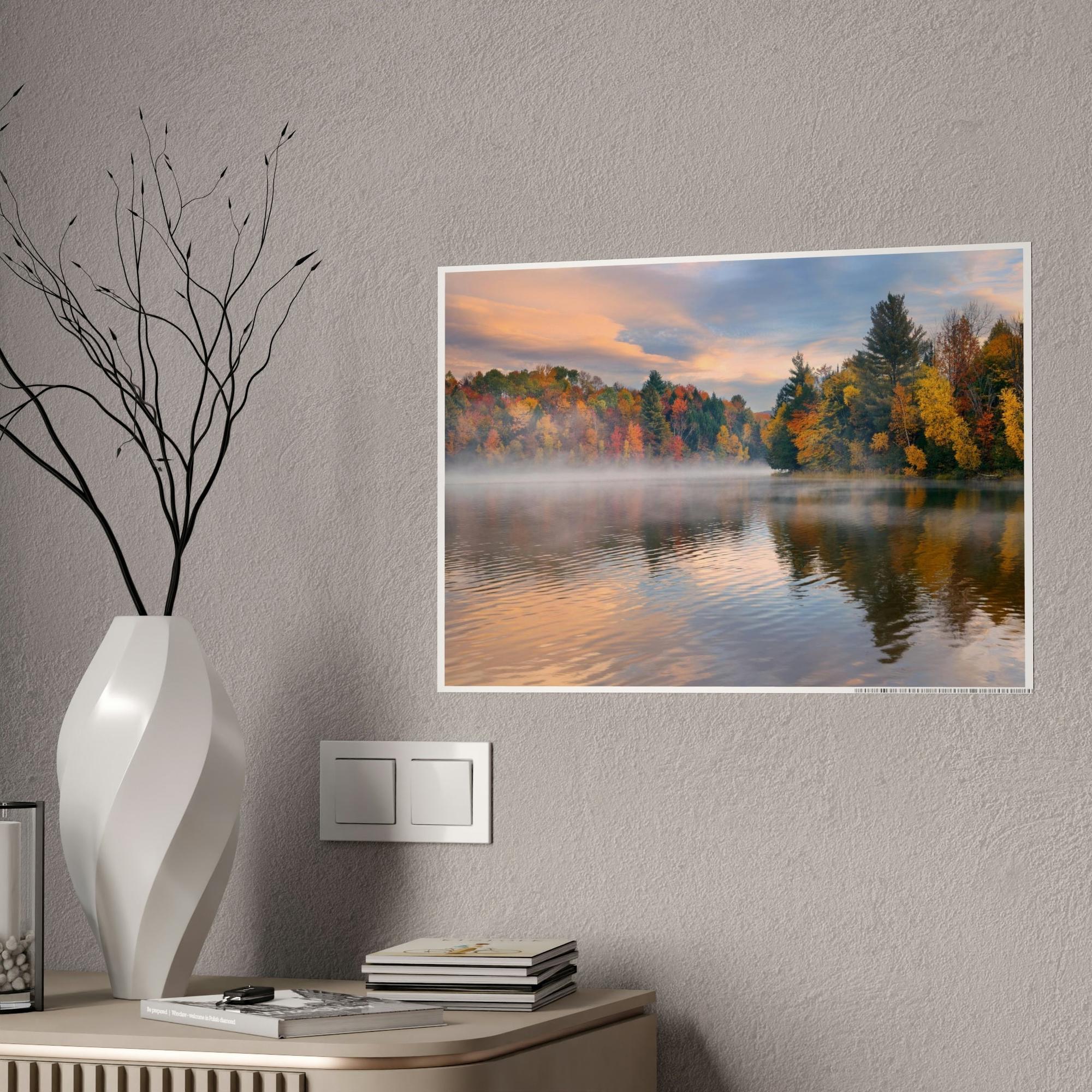 Autumn Seasonal Splendor: A Stunning Print on Canvas and Framed Canvas to Celebrate the Colors of Fall