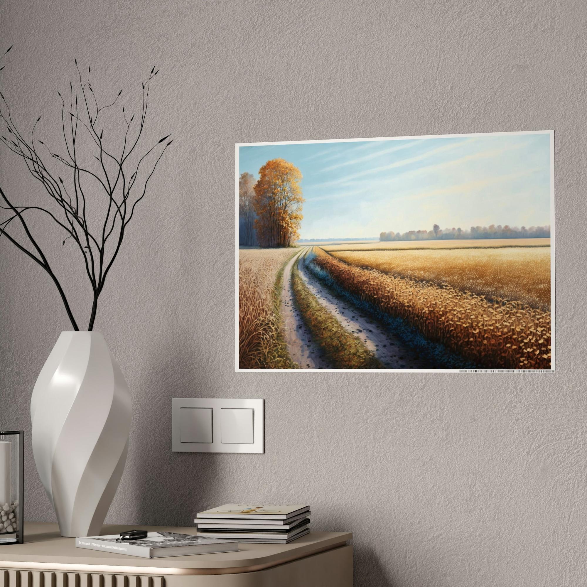 Autumn Autumn Serenity: Captivating Wall Art and Canvas Print for a Peaceful Ambience