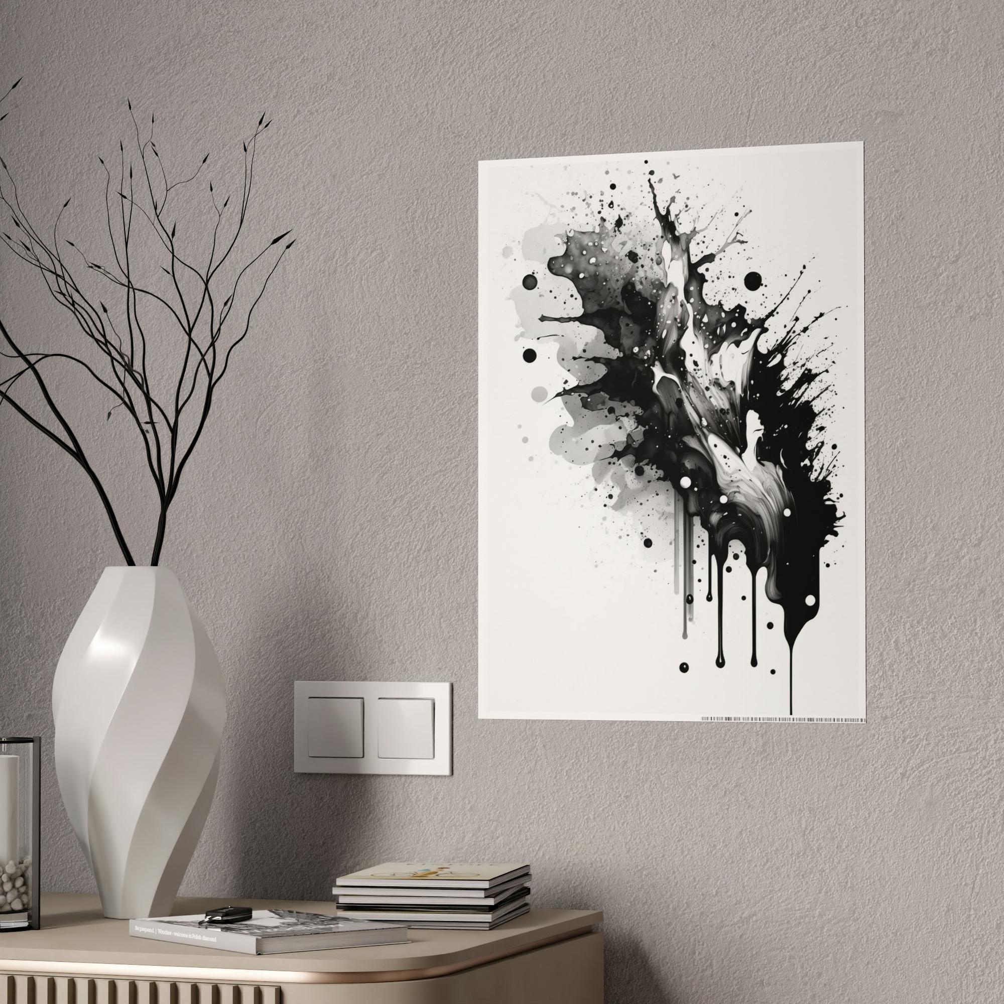 Black White The Contrast of Timeless Elegance: Black and White Canvas Wall Art