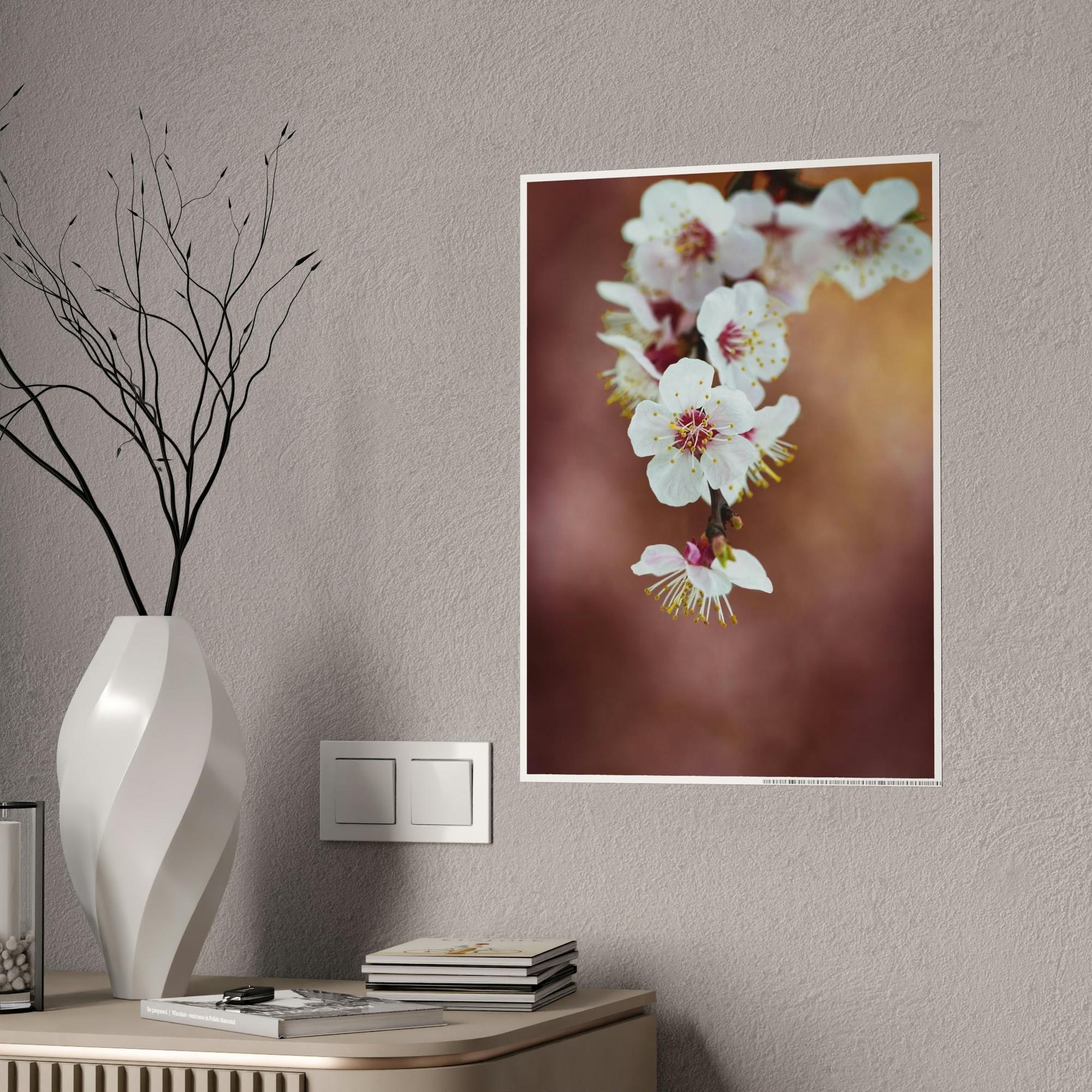 Almond Blossoms Almond Blossoms in Bloom: Framed Canvas & Poster Wall Art