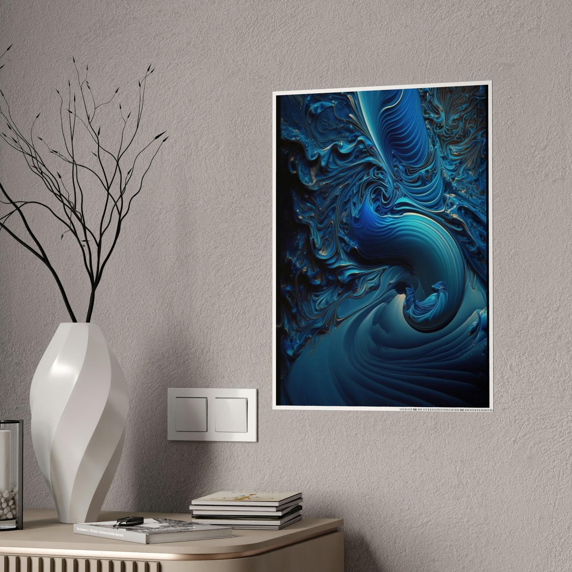 Blue Into the Blue: Gorgeous Blue Themed Canvas Art for Your Home or Office