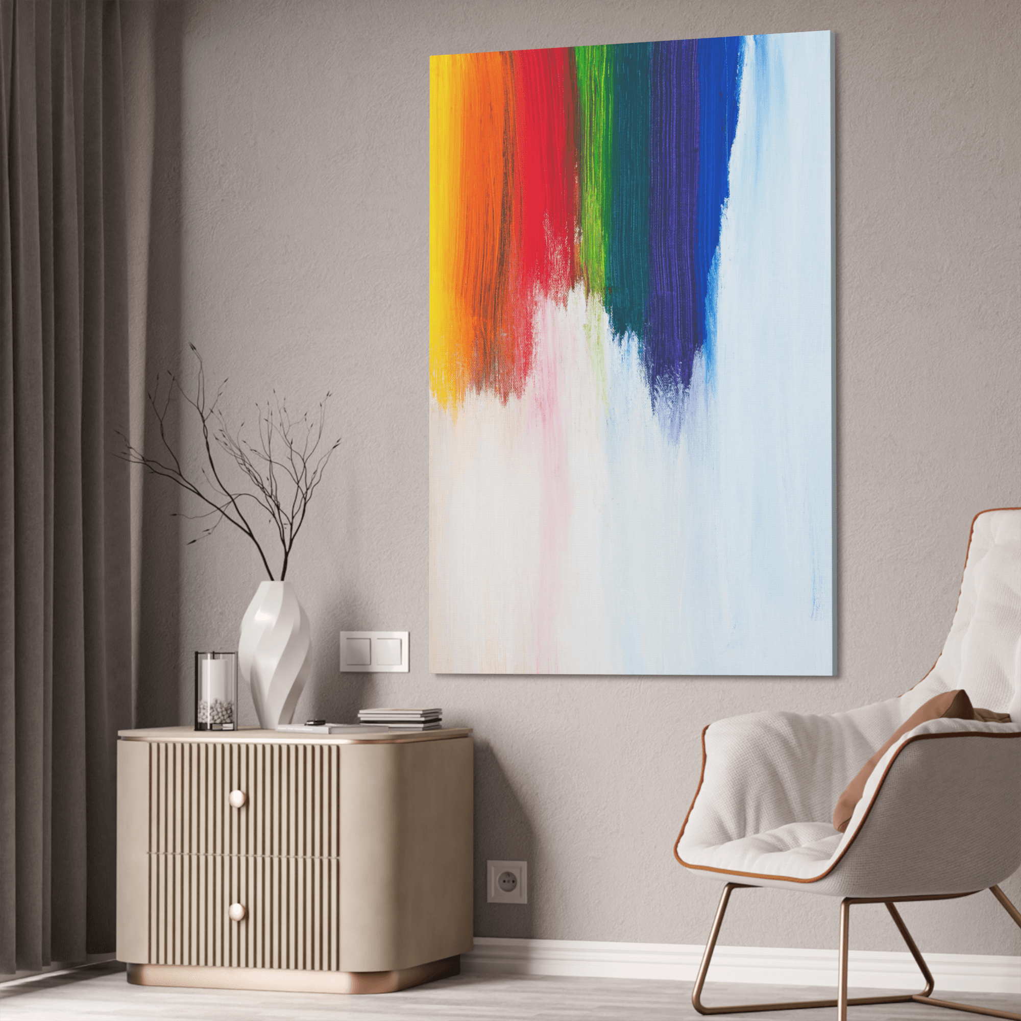 Abstract Minimalist Minimalist Dreamscape: Framed Canvas Prints for a Relaxing Home Decor