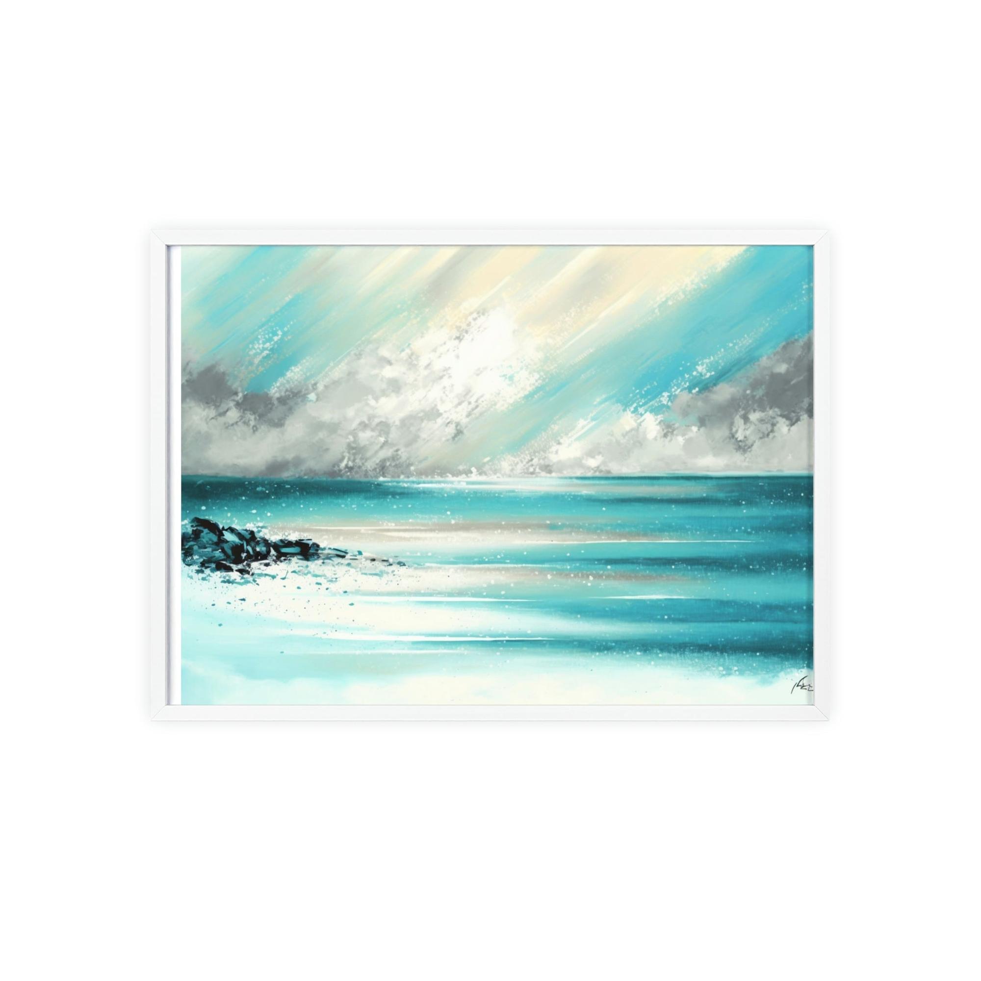 Abstract Coastal Coastal Dreams: Canvas & Poster Print of Abstract Ocean Art