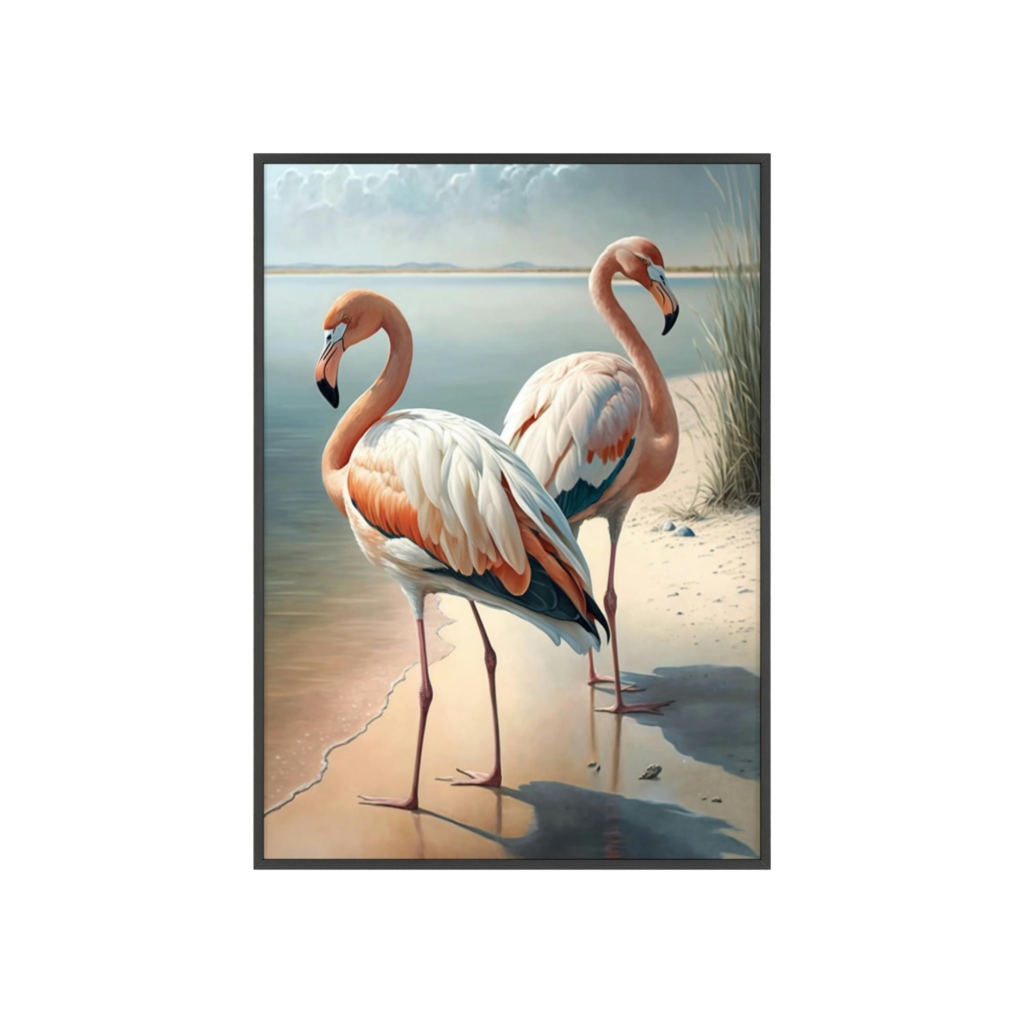 Flamingos Pink Mirage: A Canvas of Flamingos and Grace