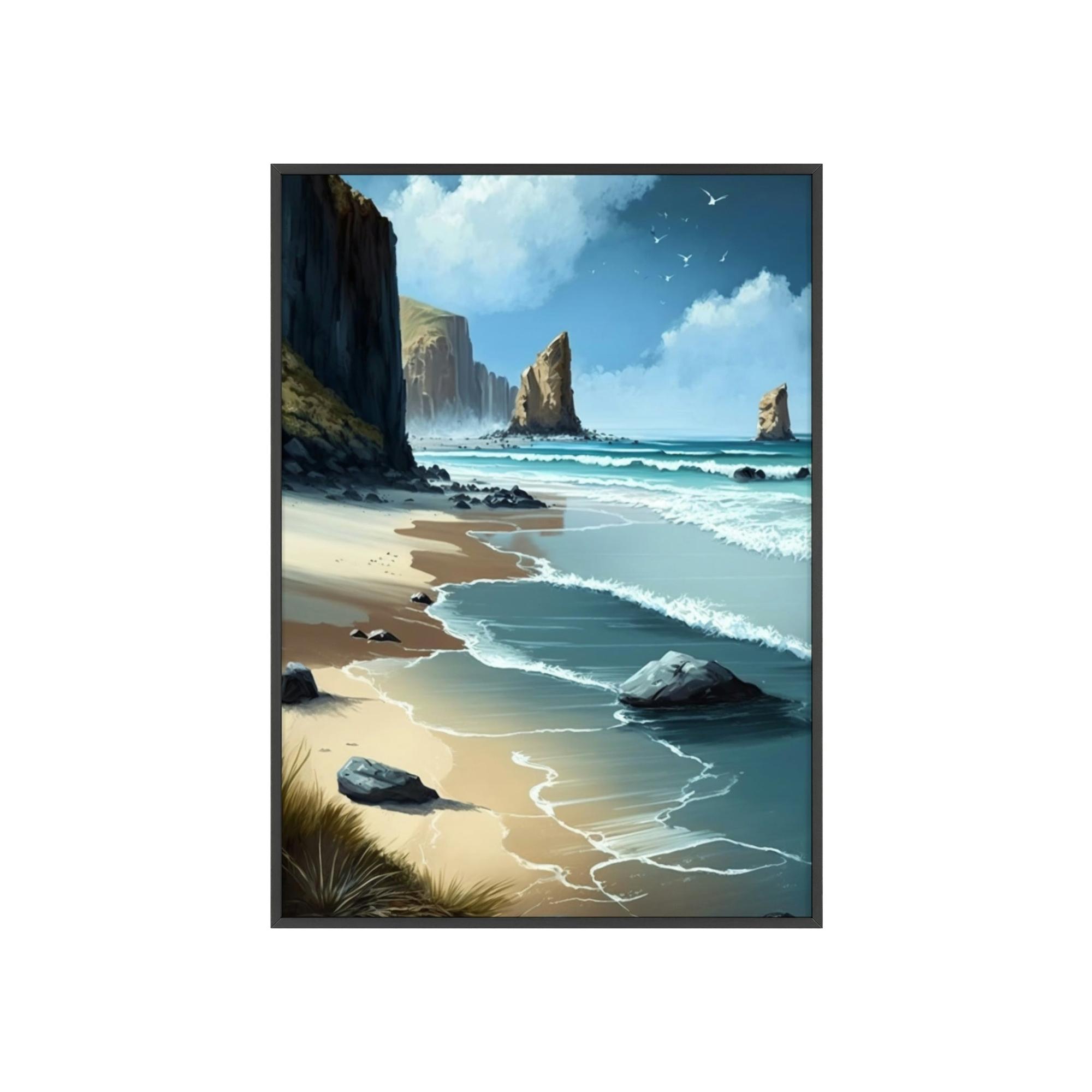 Coastal The Coastal Dream: Printed Poster & Canvas of Coastal Landscape