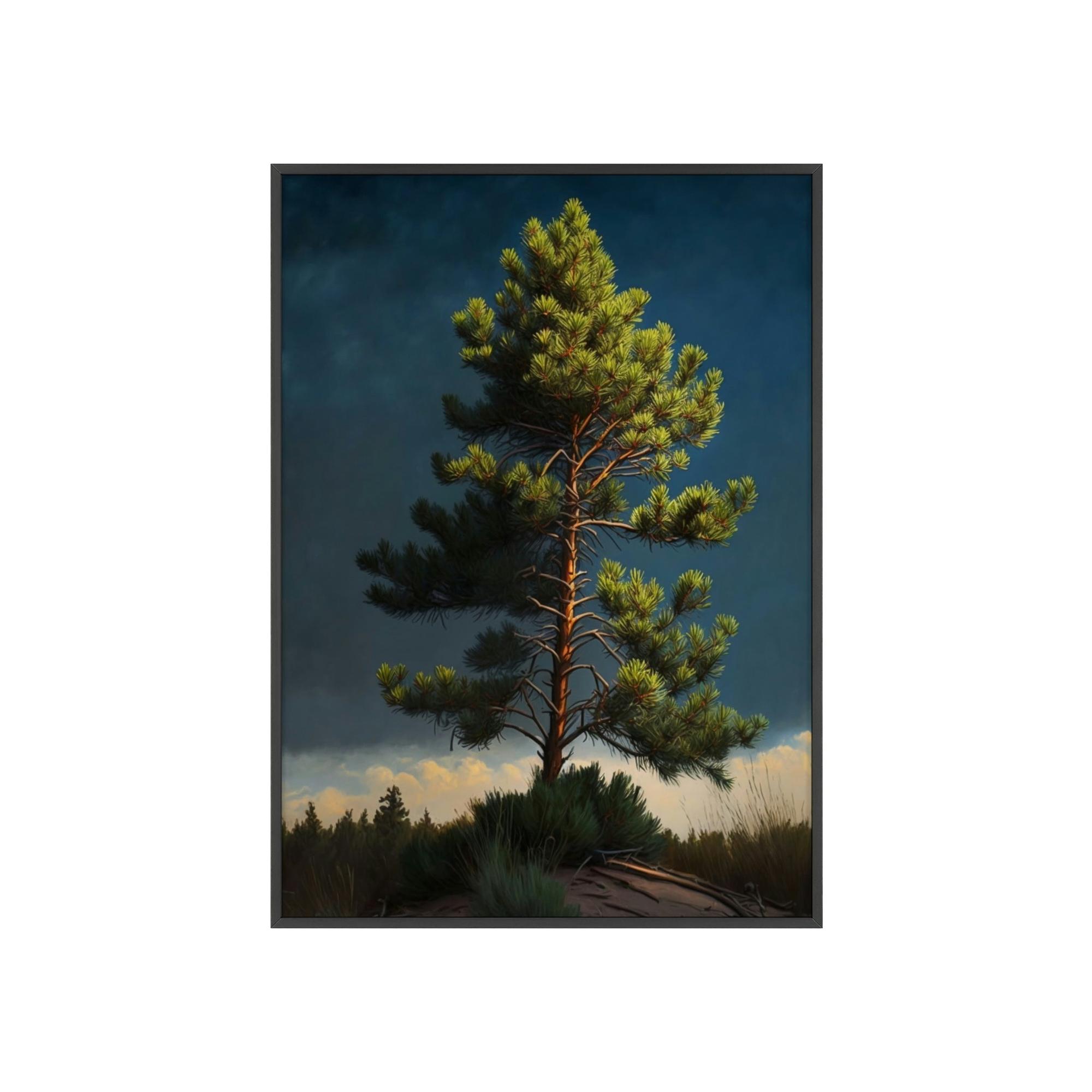 Pine Trees Pine Tree Sanctuary: A Canvas of Peace and Solitude