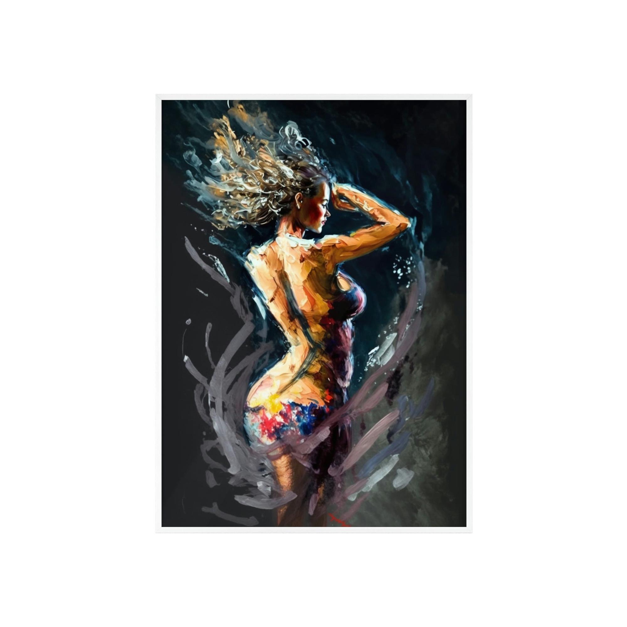 undefined The Art of Movement: Canvas & Poster Print of Abstract Dance Figures