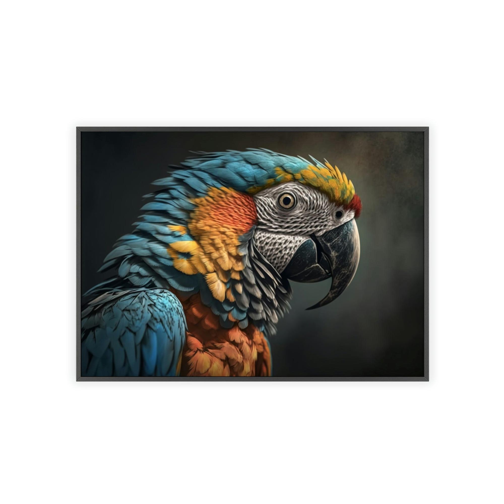 Parrots Parrot Mirage: A Canvas of Vibrant Colors and Optical Illusion in the Canopy