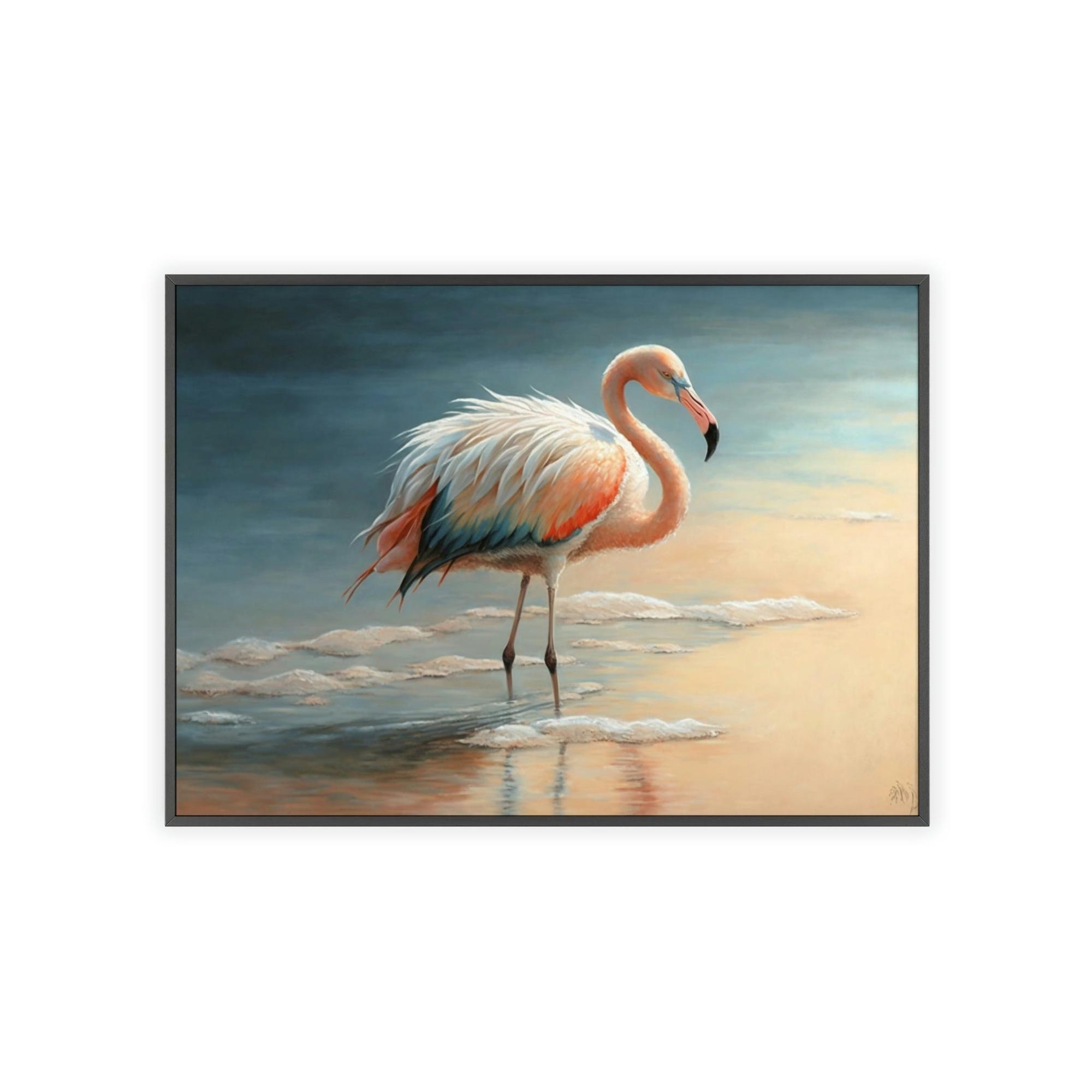 Flamingos The Pink Flamingos: Framed Canvas & Poster of Majestic Flamingos