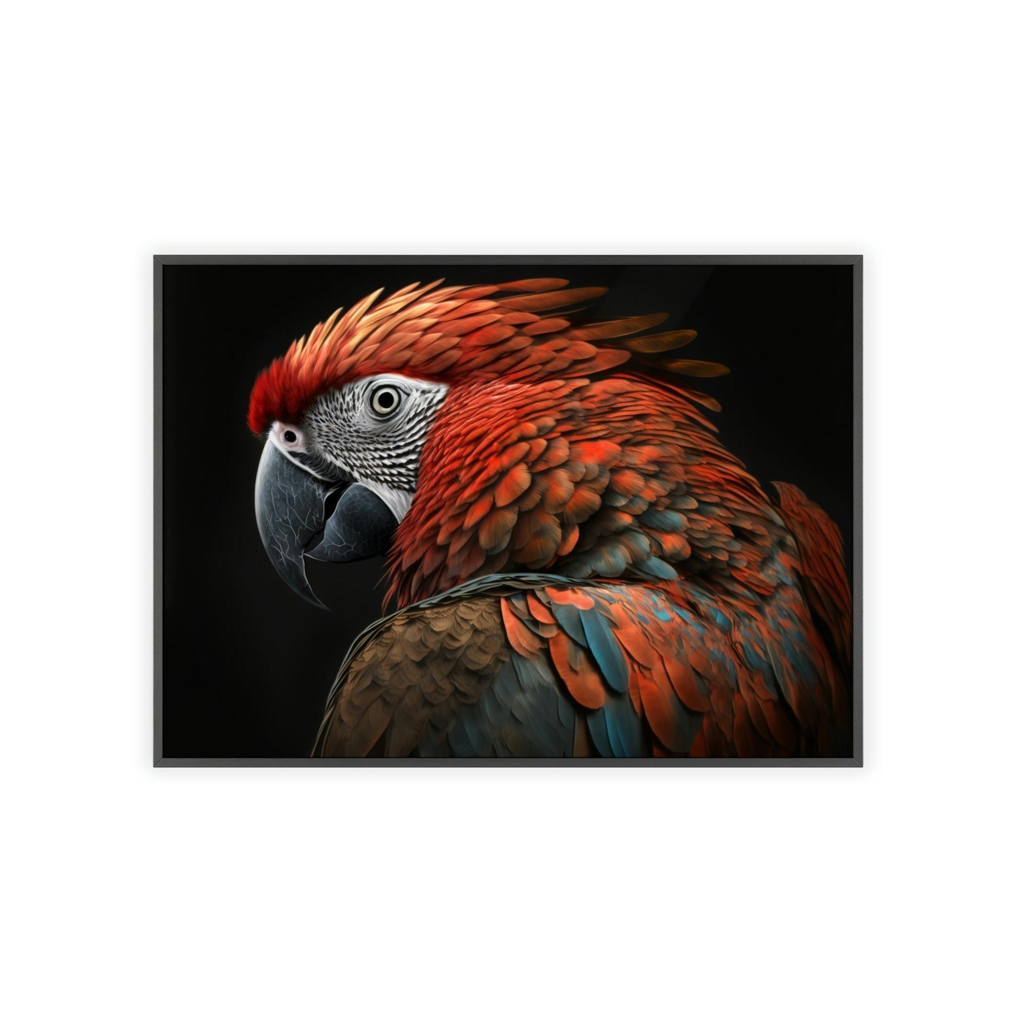 Parrots Parrot Portrait: A Canvas of Individuality and Personality in the Jungle