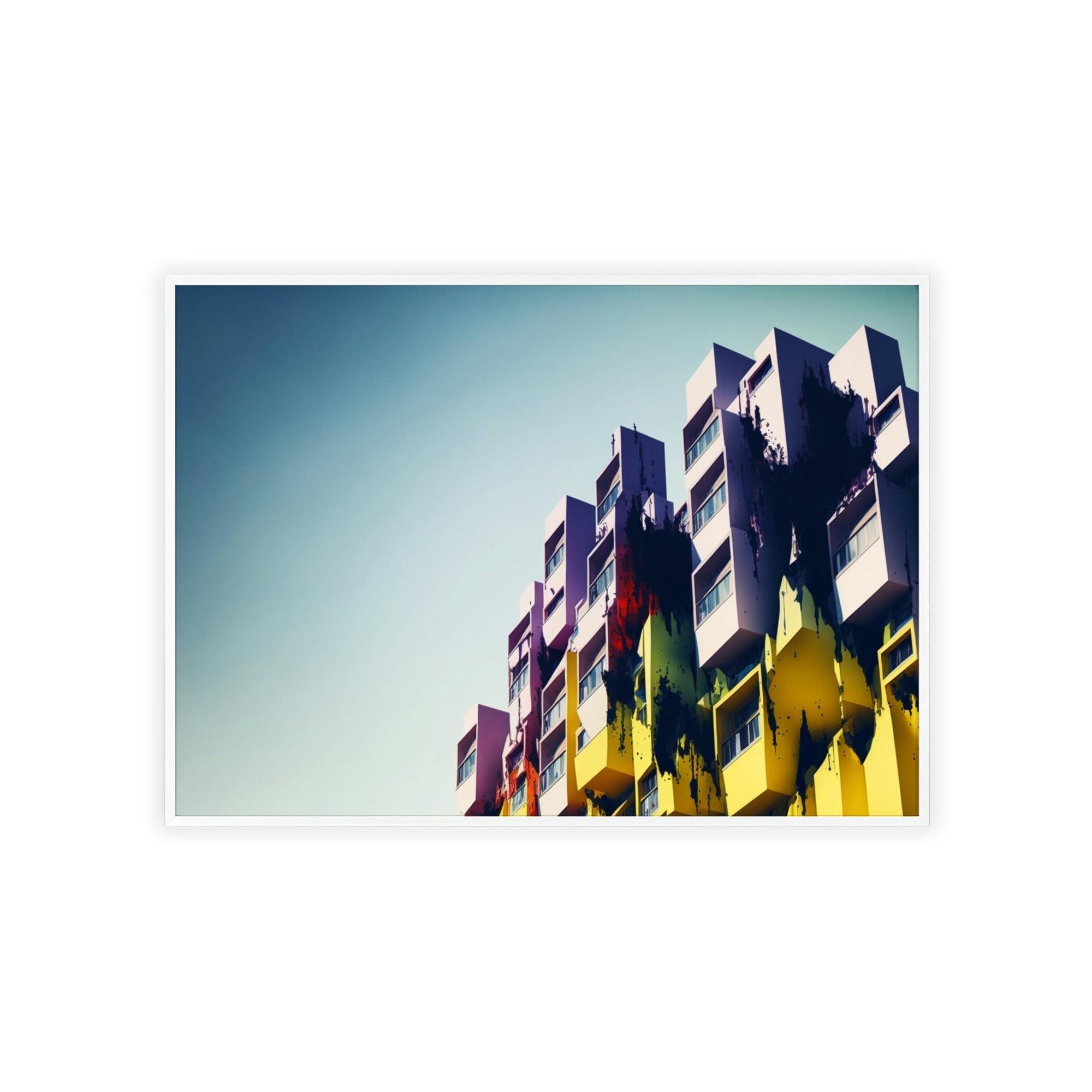 Abstract Architecture Abstract Architecture: Canvas & Poster Print of a Modern Cityscape