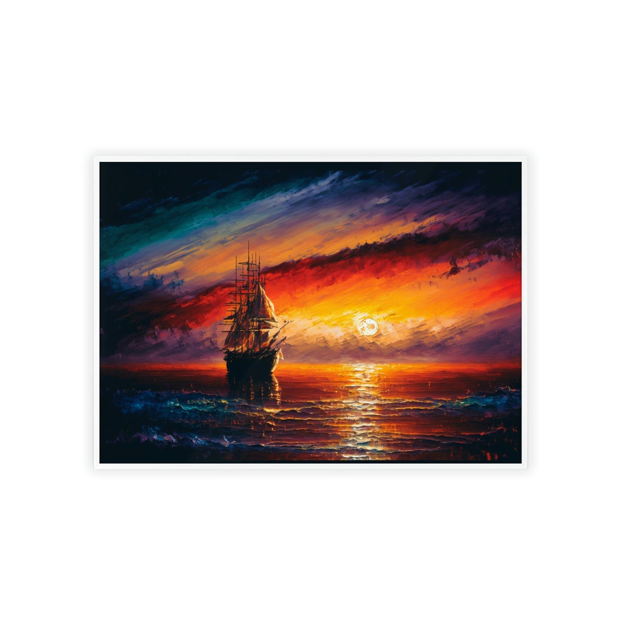 Abstract Landscape Awe-Inspiring Nature: Abstract Landscape Print on Poster & Canvas