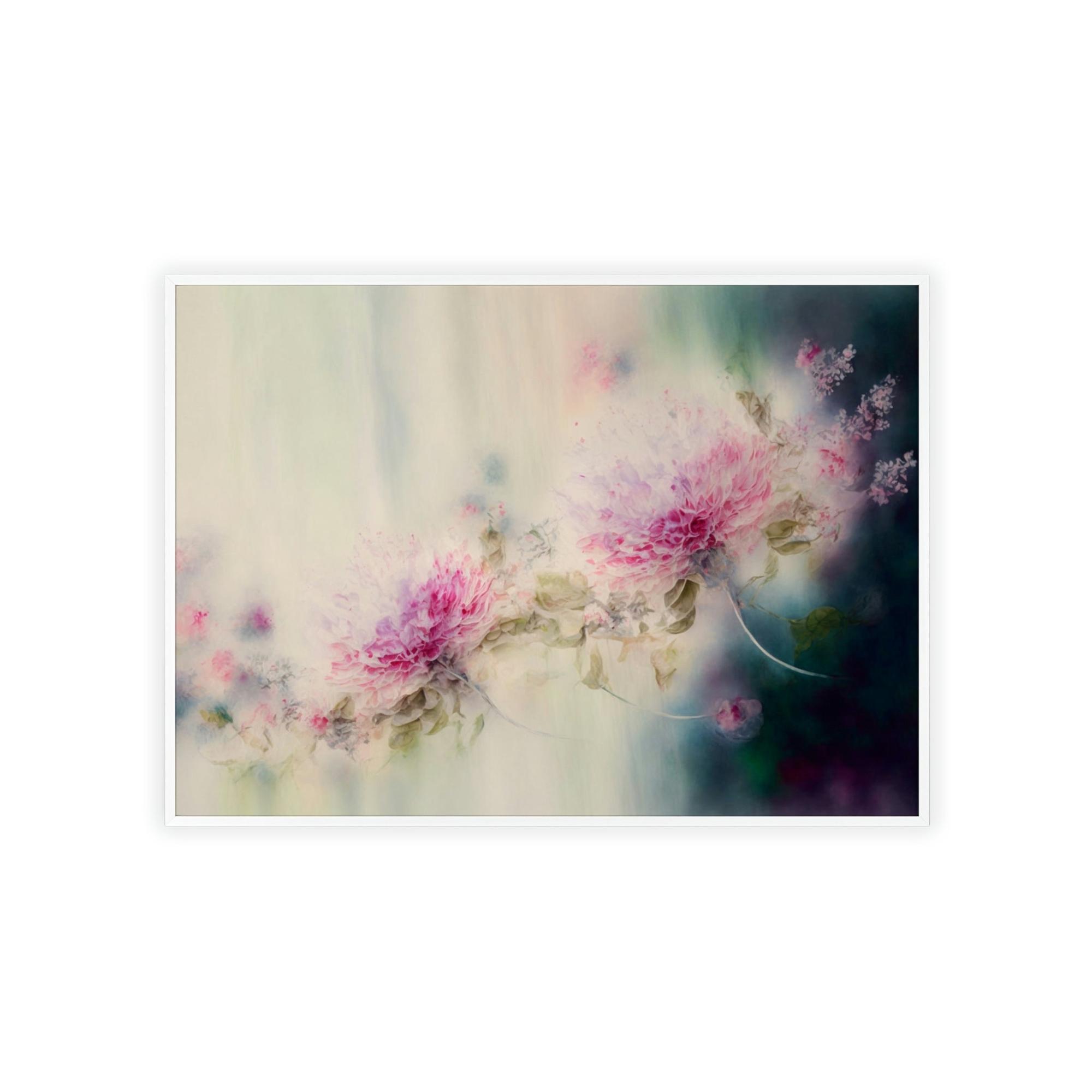 Abstract Flower Ethereal Beauty: Canvas & Poster Print of Abstract Floral Artwork