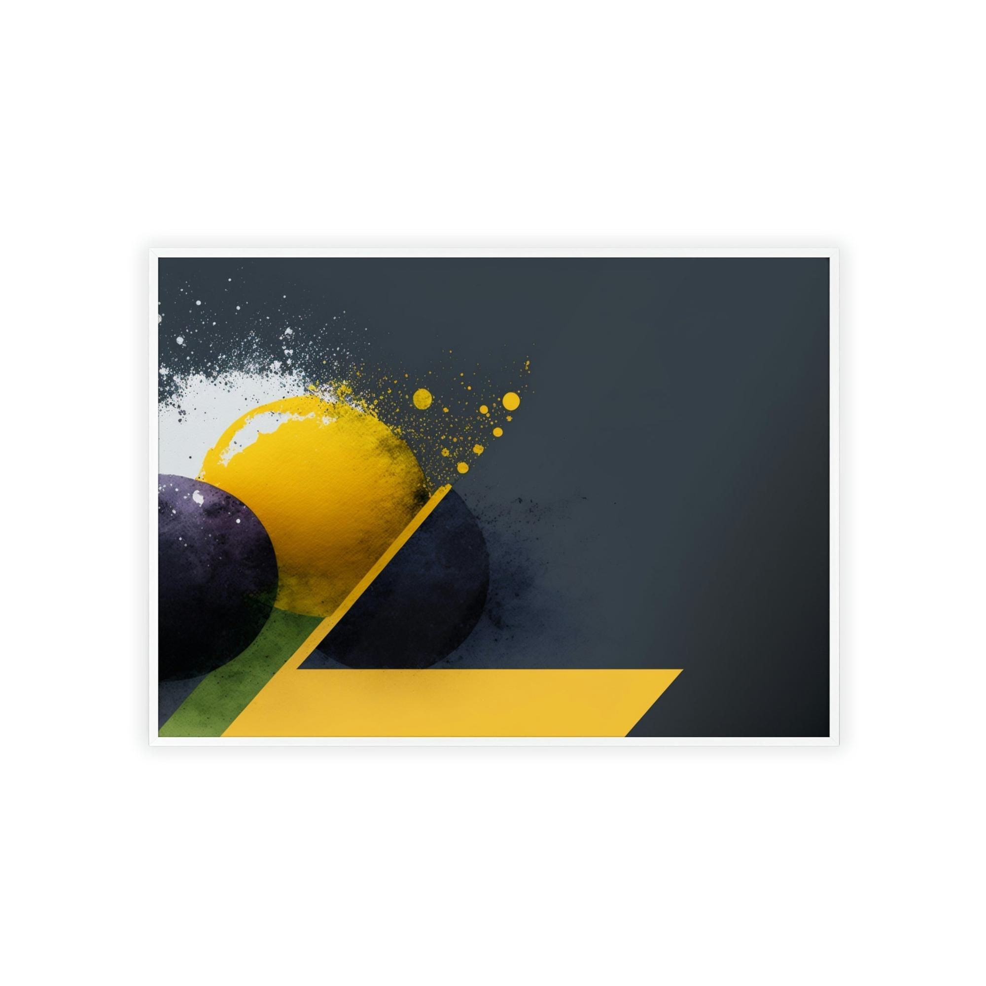 Abstract Minimalist Minimalist Harmony: A Print on Canvas & Poster of an Abstract Composition