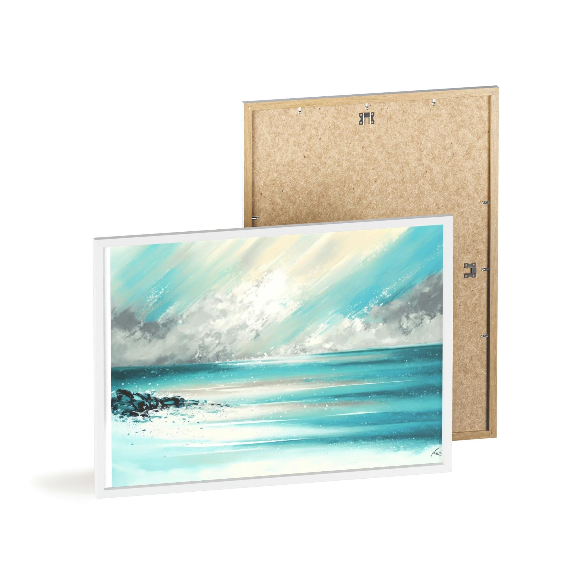 Abstract Coastal Coastal Dreams: Canvas & Poster Print of Abstract Ocean Art